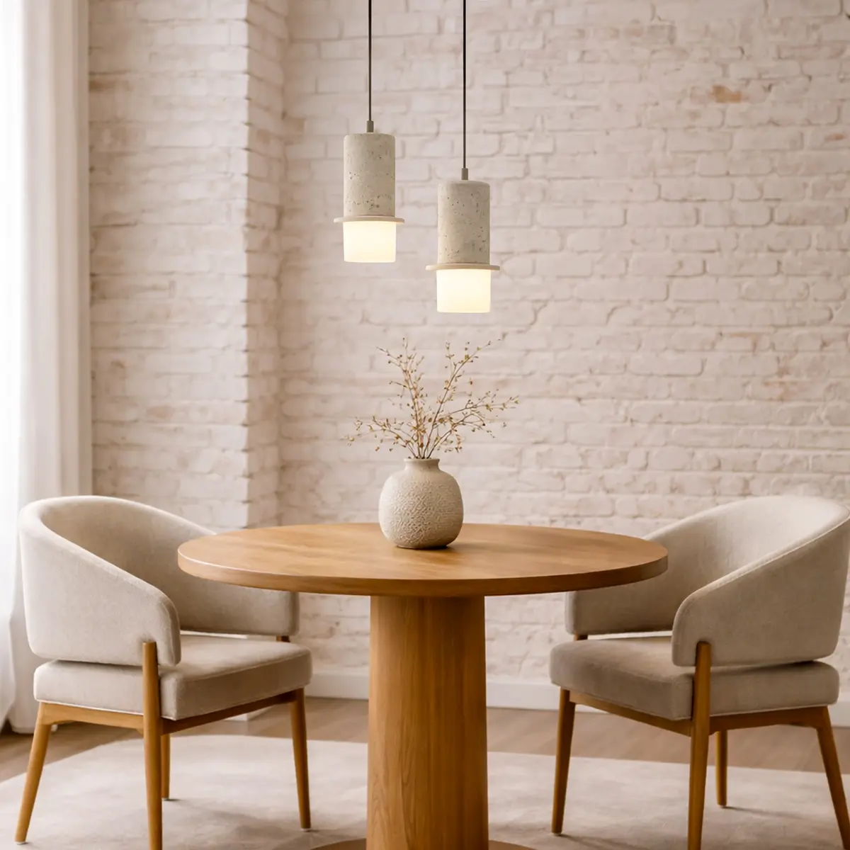 KOLISA 1 LIGHT PENDANT (White)