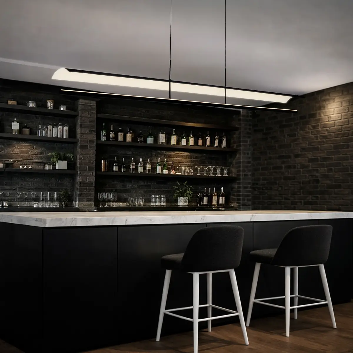 [ARIVA PE180-BK] ARIVA LINEAR PENDANT LIGHT (Black)