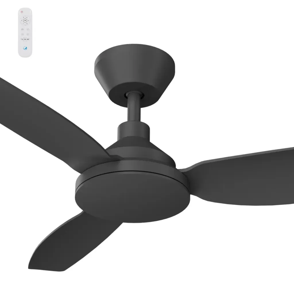 Clayfield DC 48" (1220mm) Black No Light  - All ABS, Quick Connect Blade system -BK