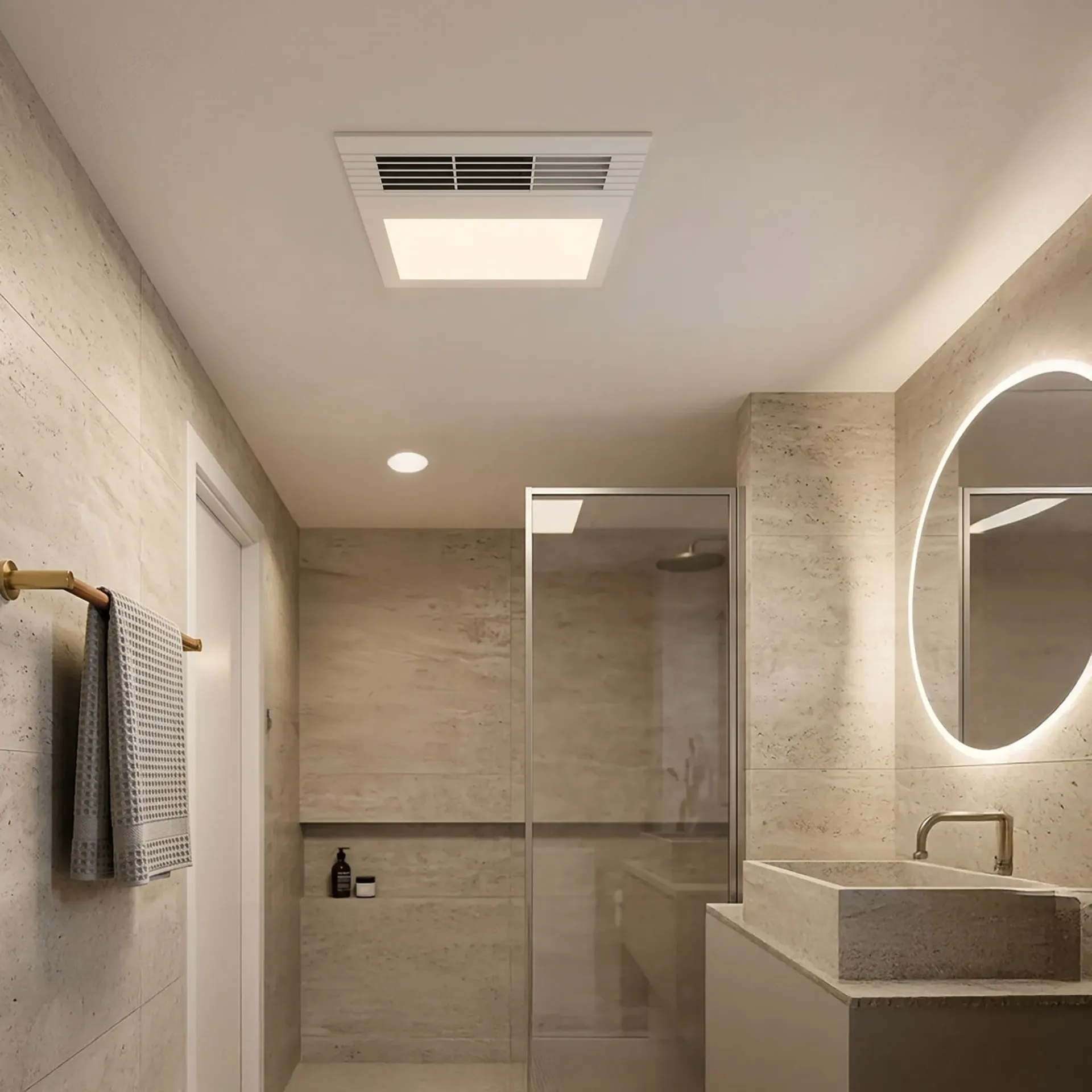 Extract Prime Mini EC 4in1 Bathroom Heater, Light and Exhaust