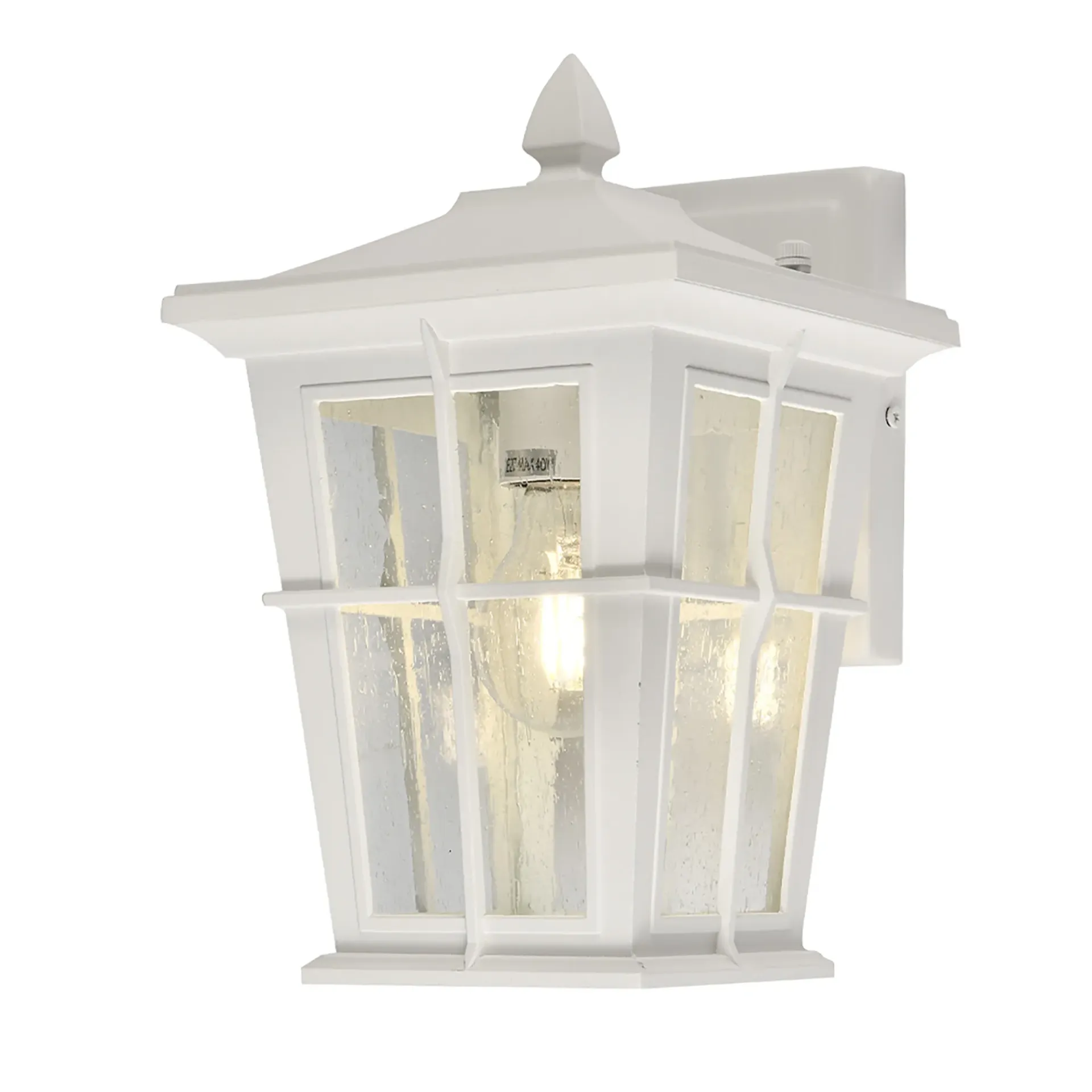 [5505141] Eden Exterior Wall Light - White