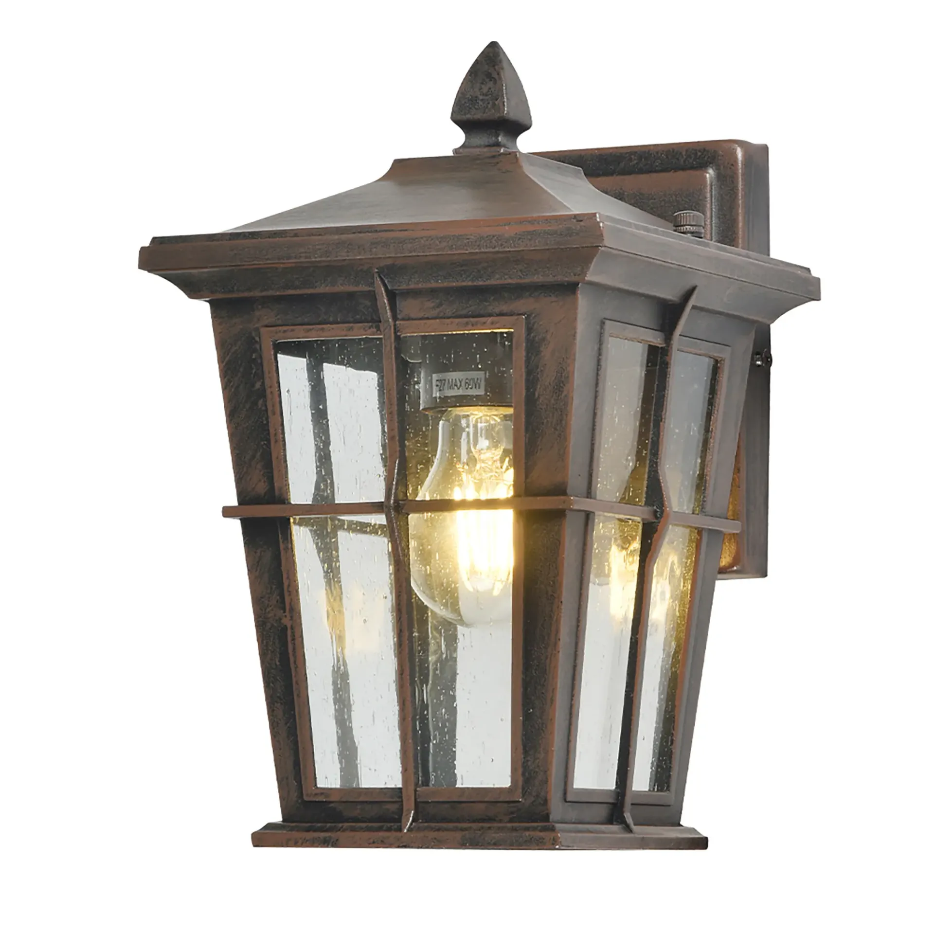 [5505142] Eden Exterior Wall Light - Antique Brass