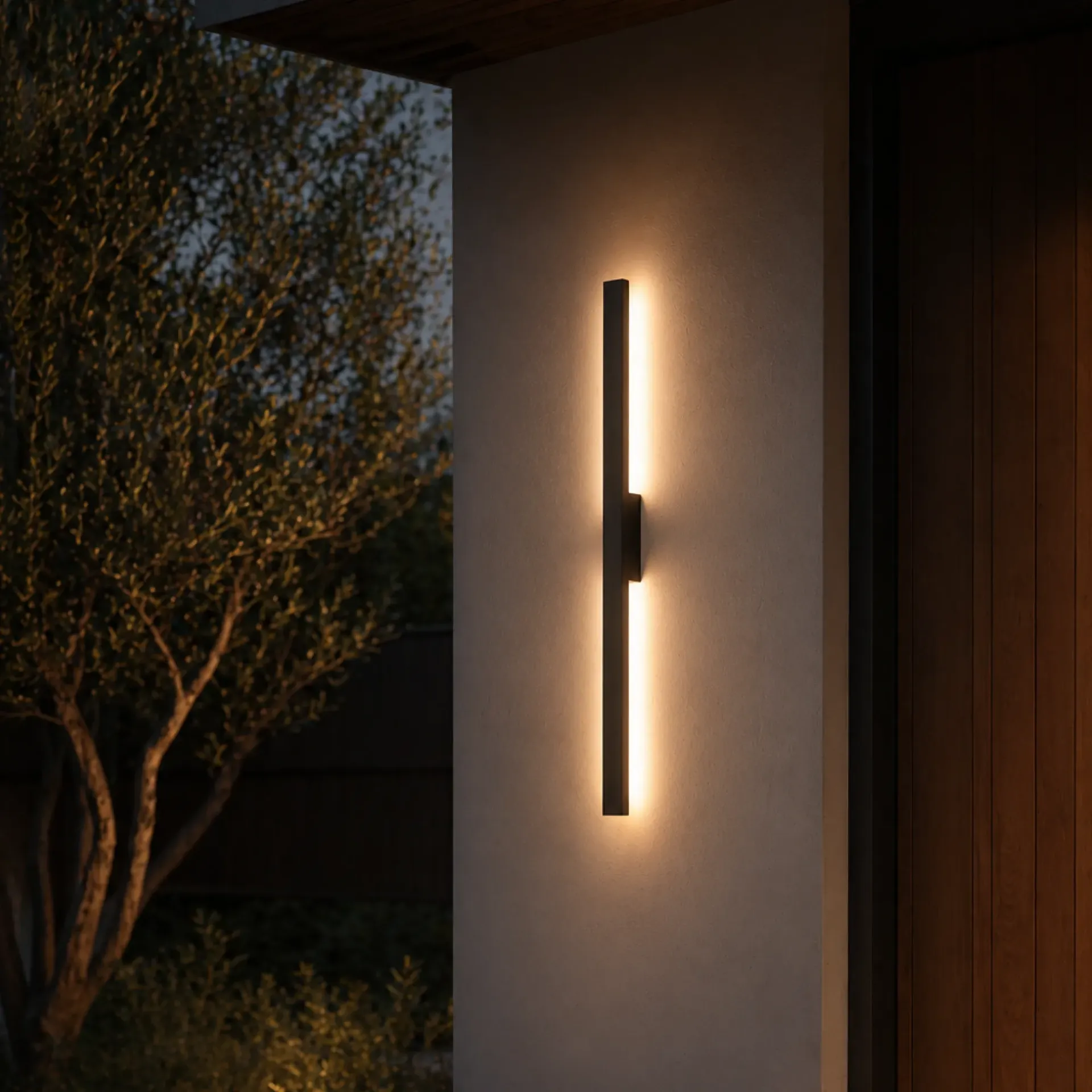 [5505212] Shadow External Wall Light - 60cm