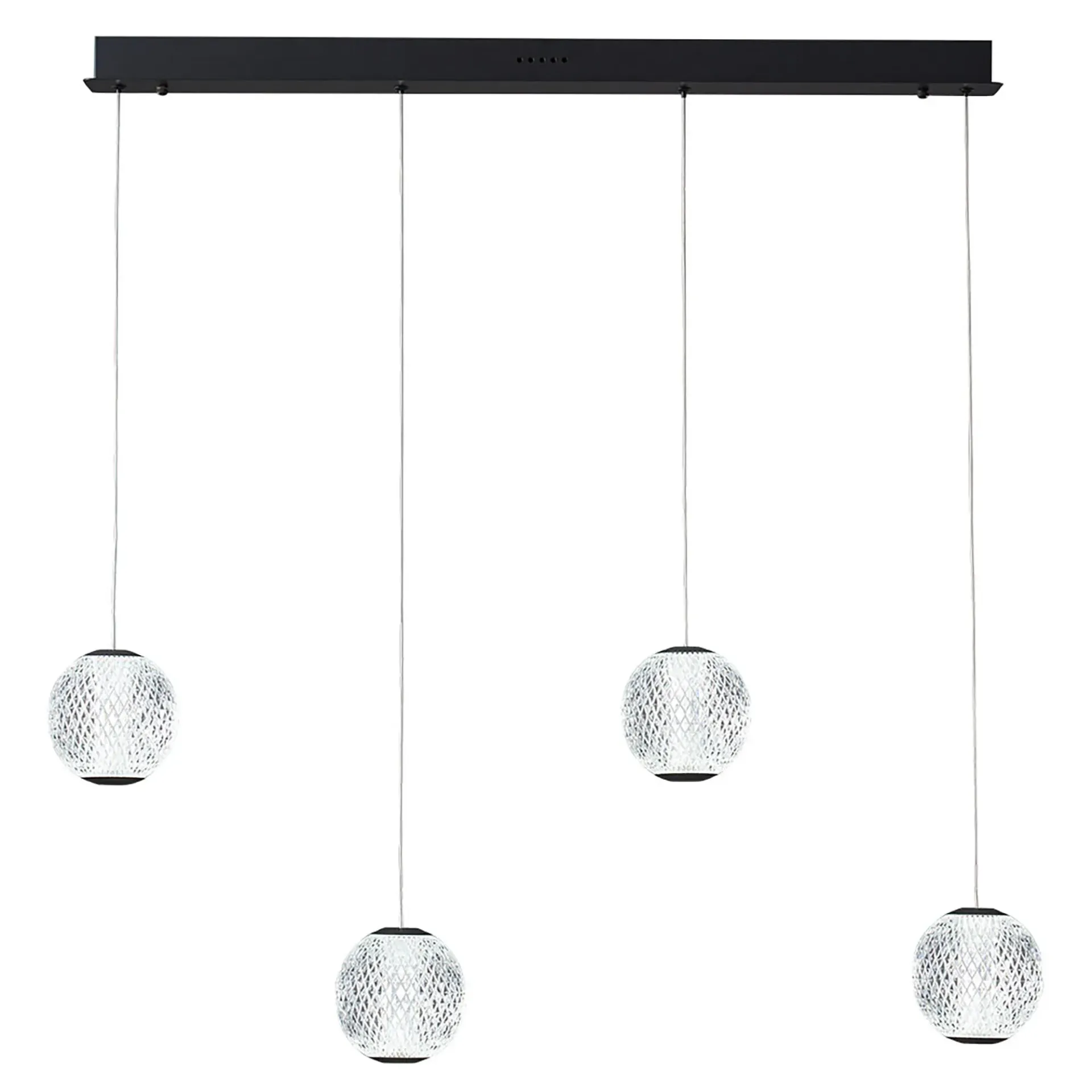 [5510184-BK-5K] Langdon-4 Light Bar LED Pendant- Black - 5K