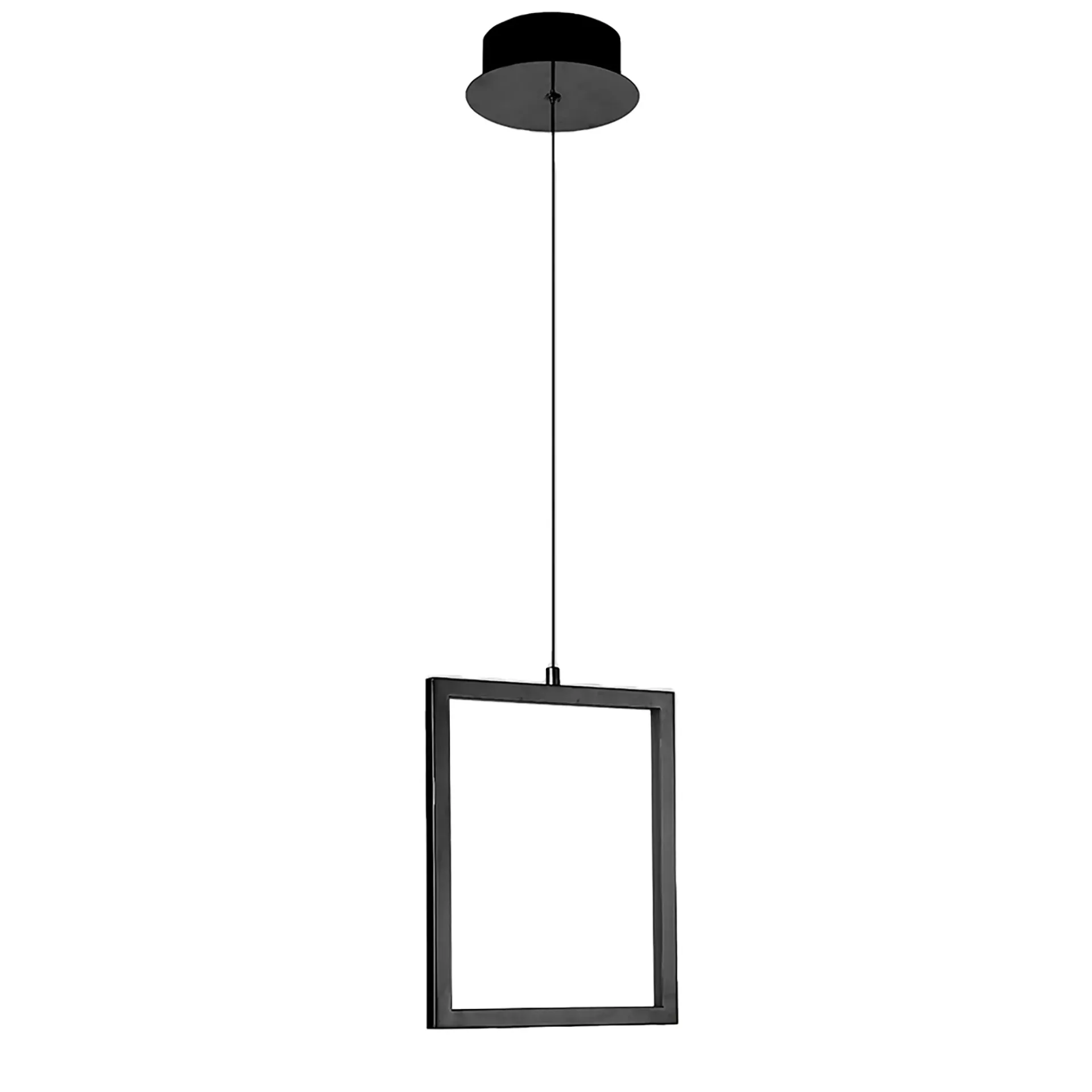 [5510201-BK-3K] Dahli 1 Light LED Pendant - Black-3K