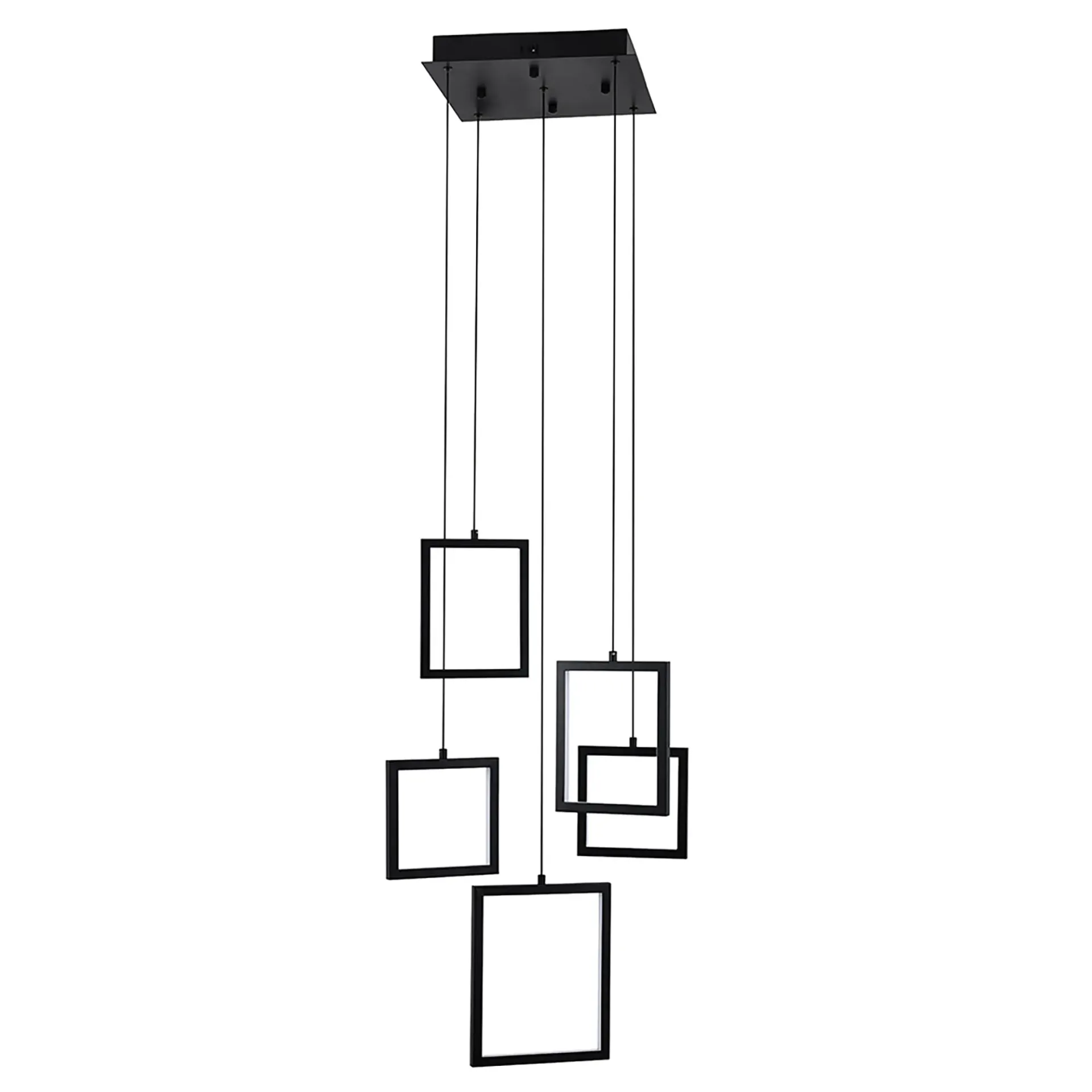 [5510205-BK-3K] Dahli 5 Light LED Pendant - Black-3K