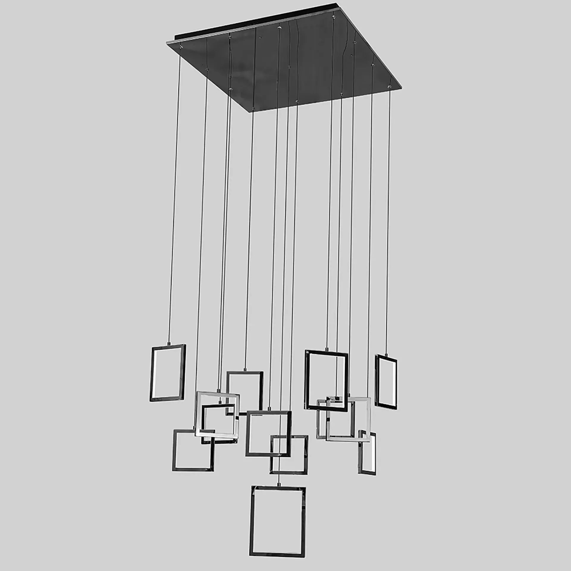 Dahli 13 Light Pendant - Black-5K