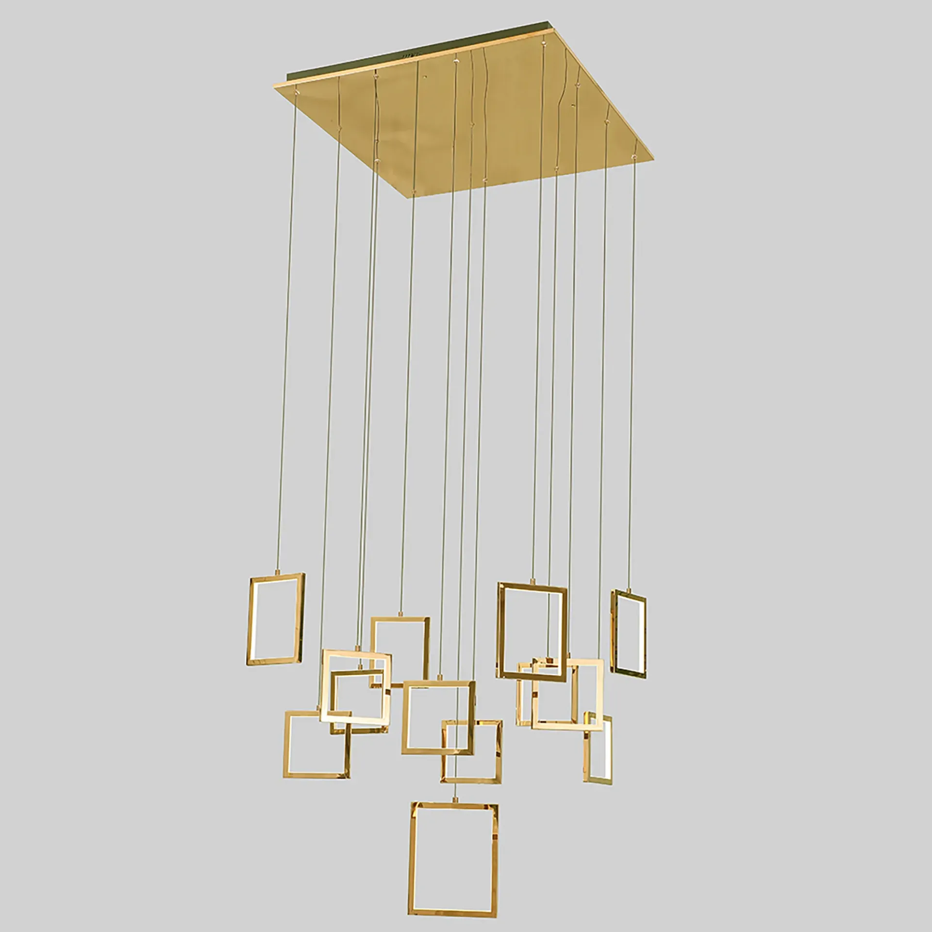 [5510213-GD-3K] Dahli 13 Light Pendant - Gold-3K