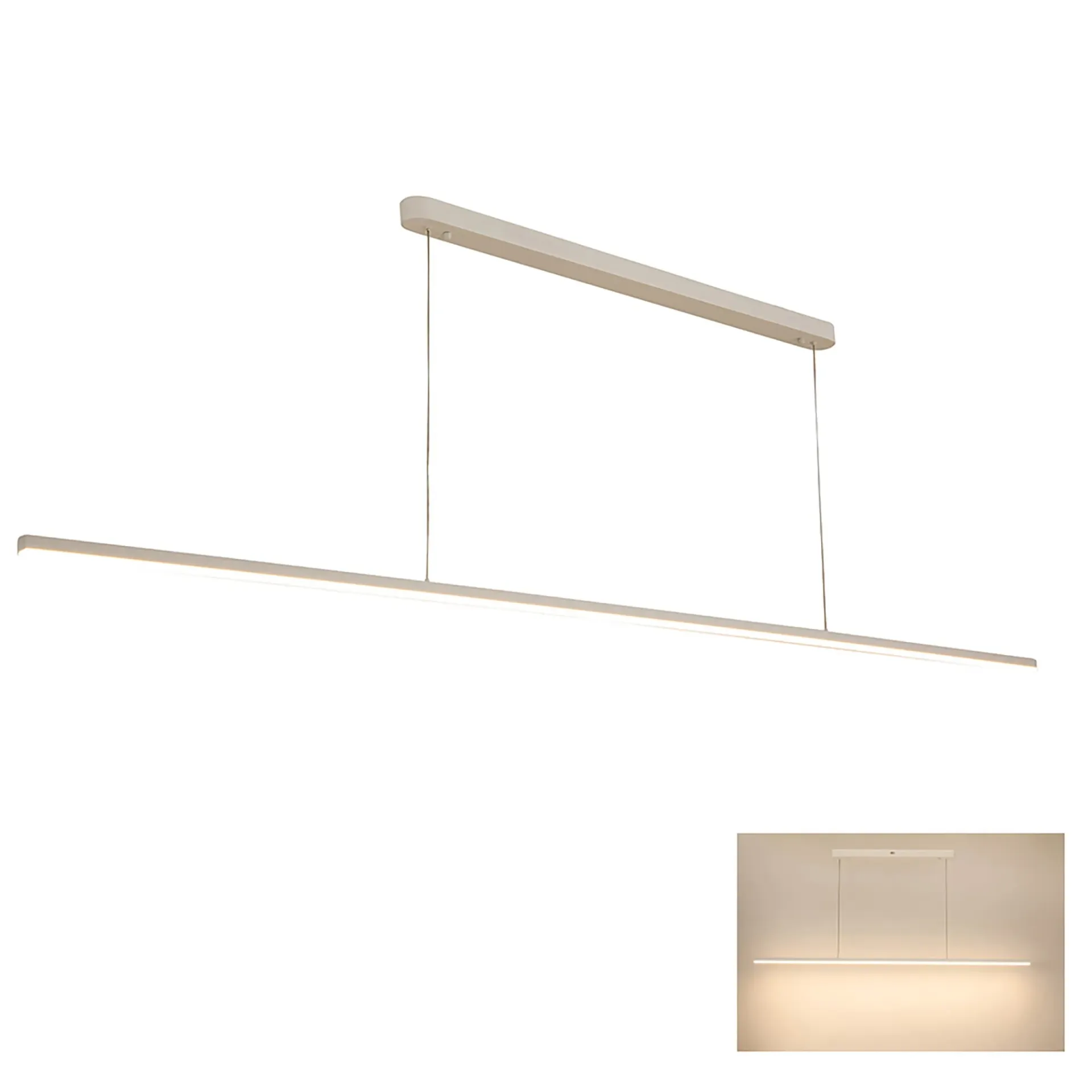 [5510232-WH] Beam Linear-2.4m-WH