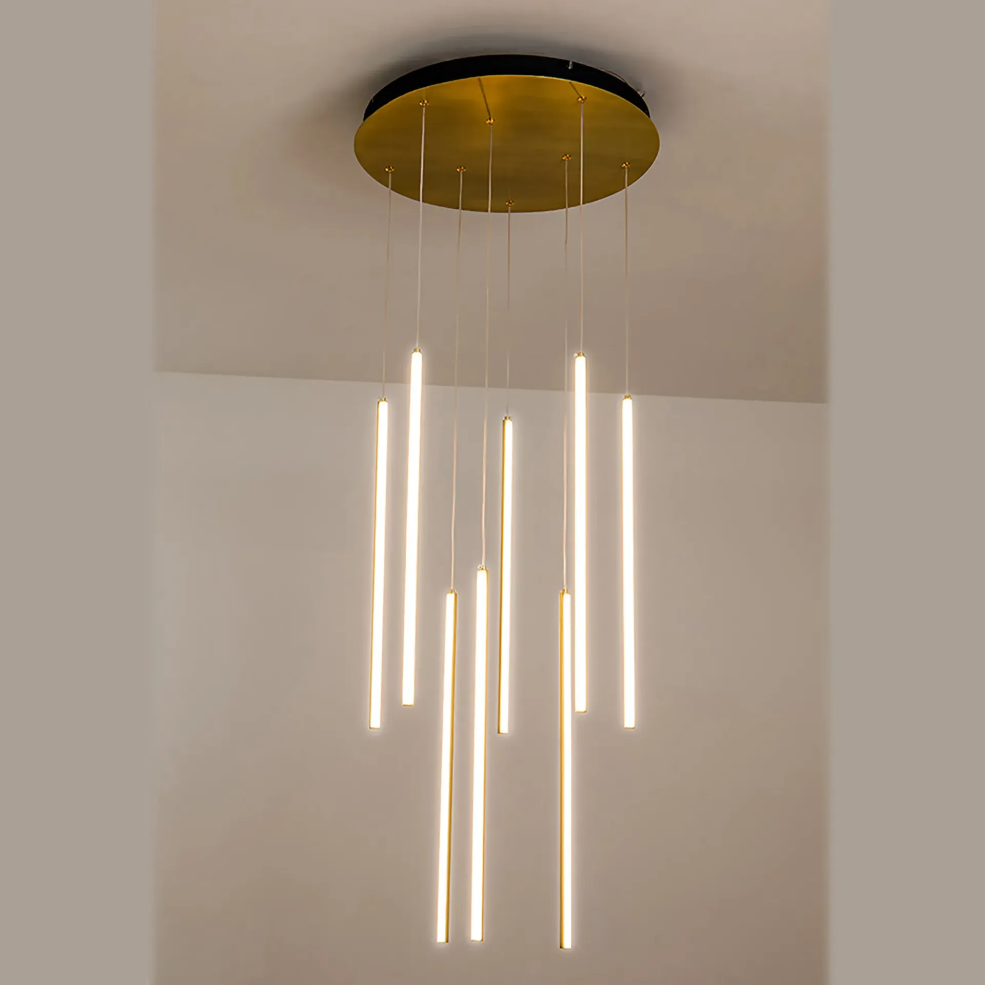 [5510241] Centric - 8 Light Drop - Gold - 3 CCT