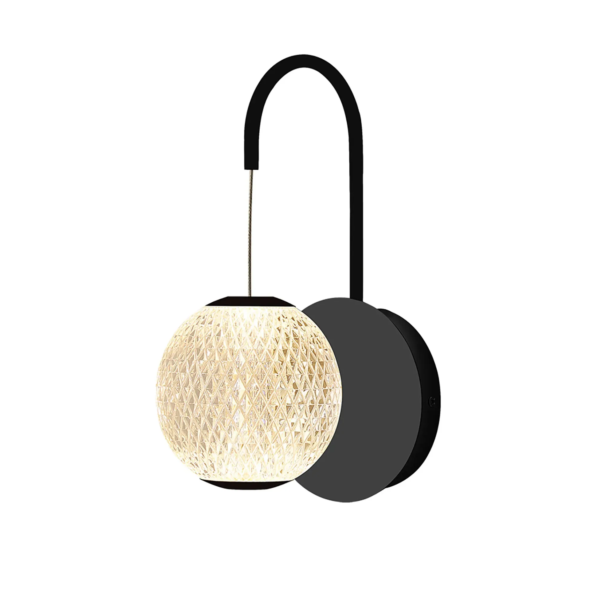 Langdon LED Wall Light - Black - 5K