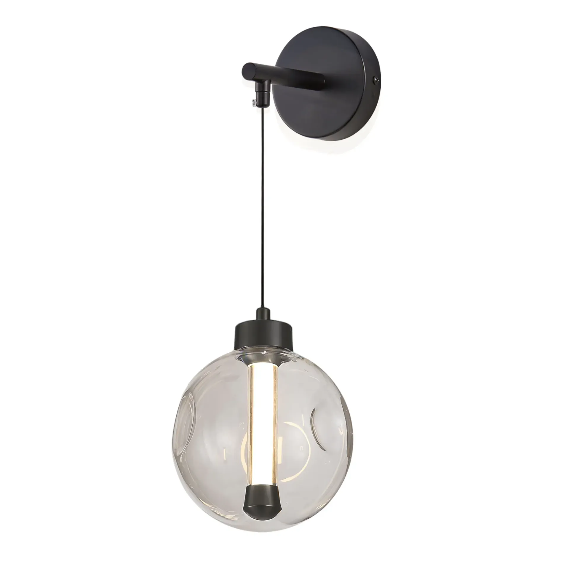 [5516075] Meteor 1 Wall Light  - Black