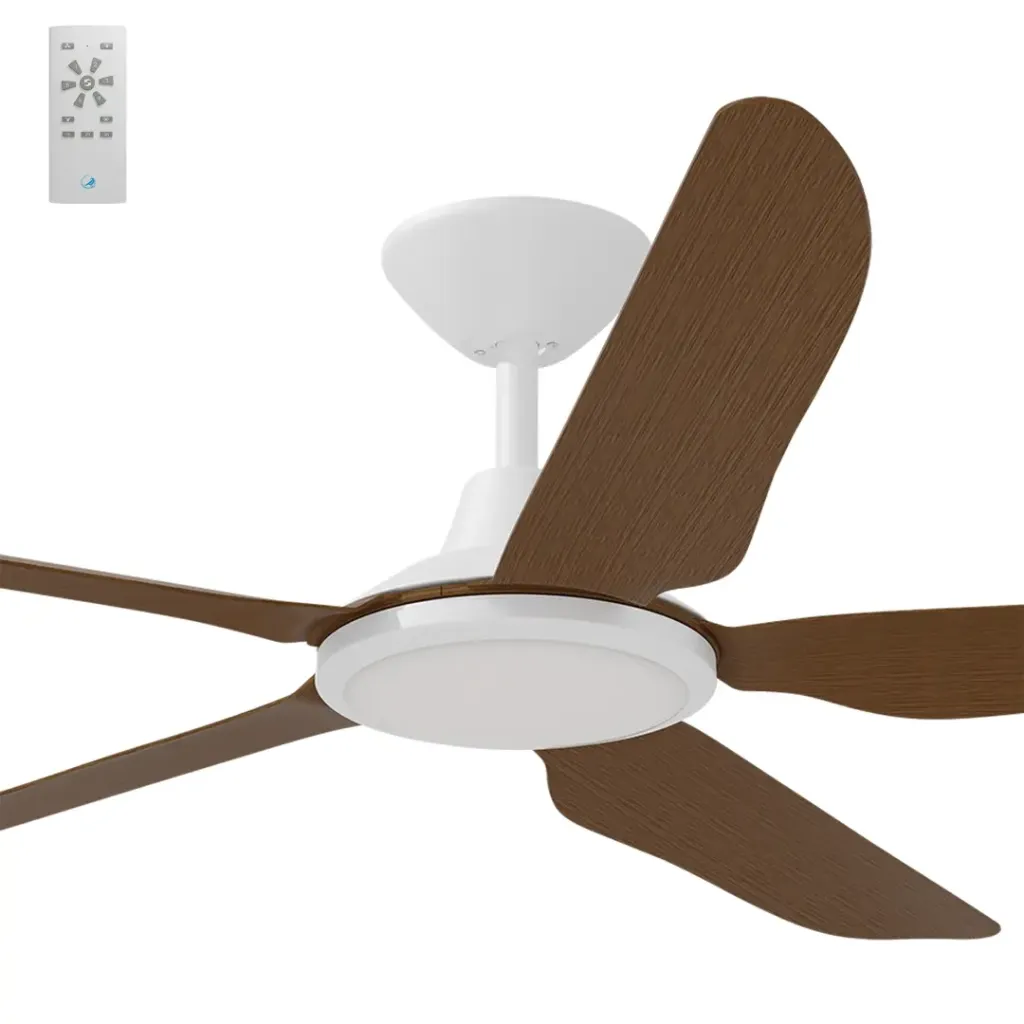 Storm DC 56" Kit - White With Light (STO-556-WH-L) Plus Koa Blades (STO-B56-KO) - two boxes