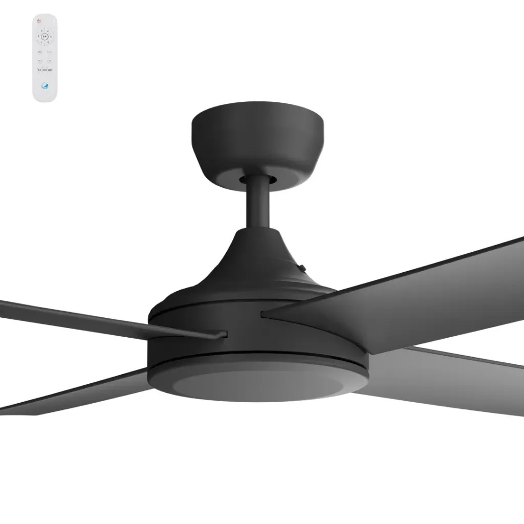 Breeze Silent DC PRO 48" All ABS No Light with Remote Control - Quick Connect