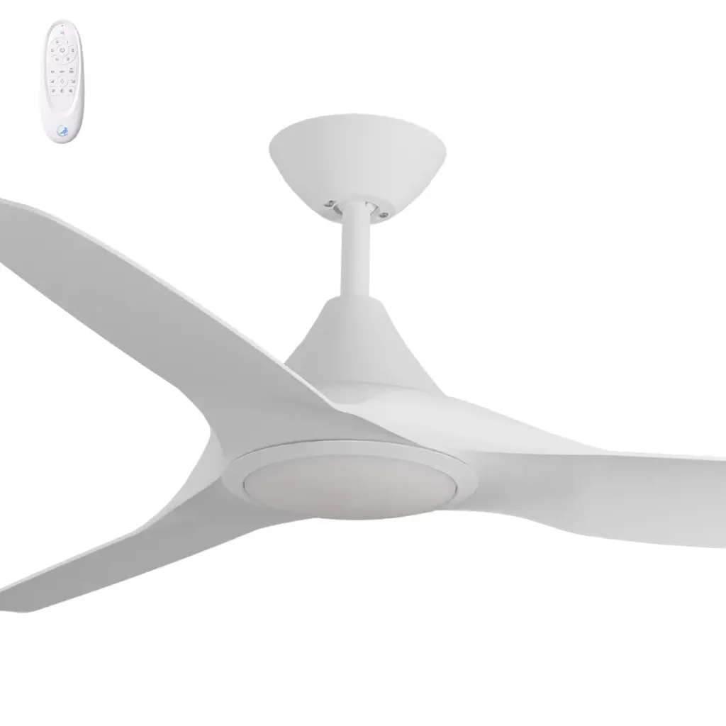 Cloudfan 48" Kit - White with Light (CFP-345M-WH-L) Plus Blades (CFP-348B-WH) - two boxes