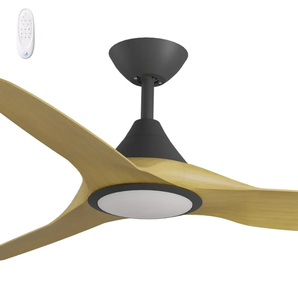 Cloudfan 48" Kit - Black with Light (CFP-345M-BK-L) Plus Blades (CFP-348B-BK) - two boxes