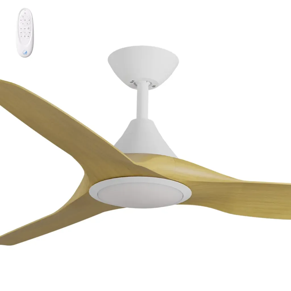 Cloudfan 52" Kit - White with Light (CFP-345M-WH-L) Plus Blades (CFP-352B-WH) - two boxes