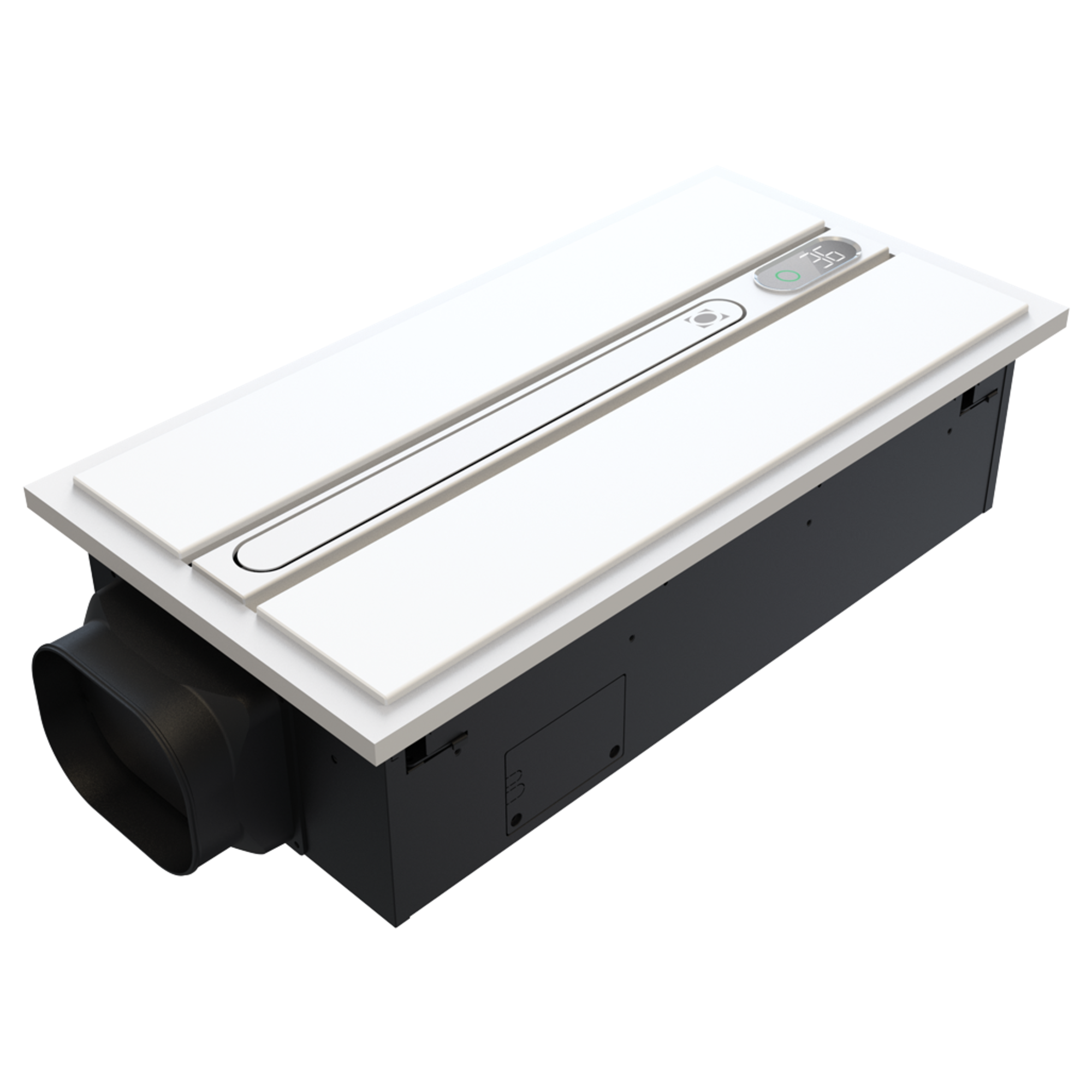 Domus Airsway Premium Slimline 6 in 1 Bathroom Heater with Exhaust Fan and LED Light