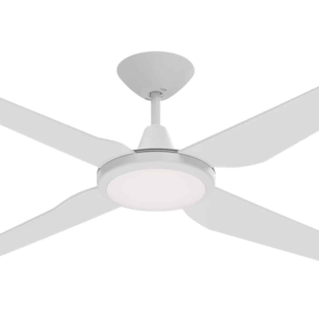 Domus Motion 52" Coastal Indoor/Outdoor Ceiling Fan with Remote & 18W Dimmable CCT LED Light