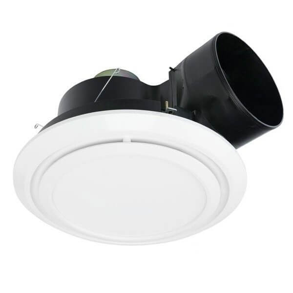 [283390] Fanco Luna Quiet Boost 250 Round Exhaust Fan With CCT LED Light