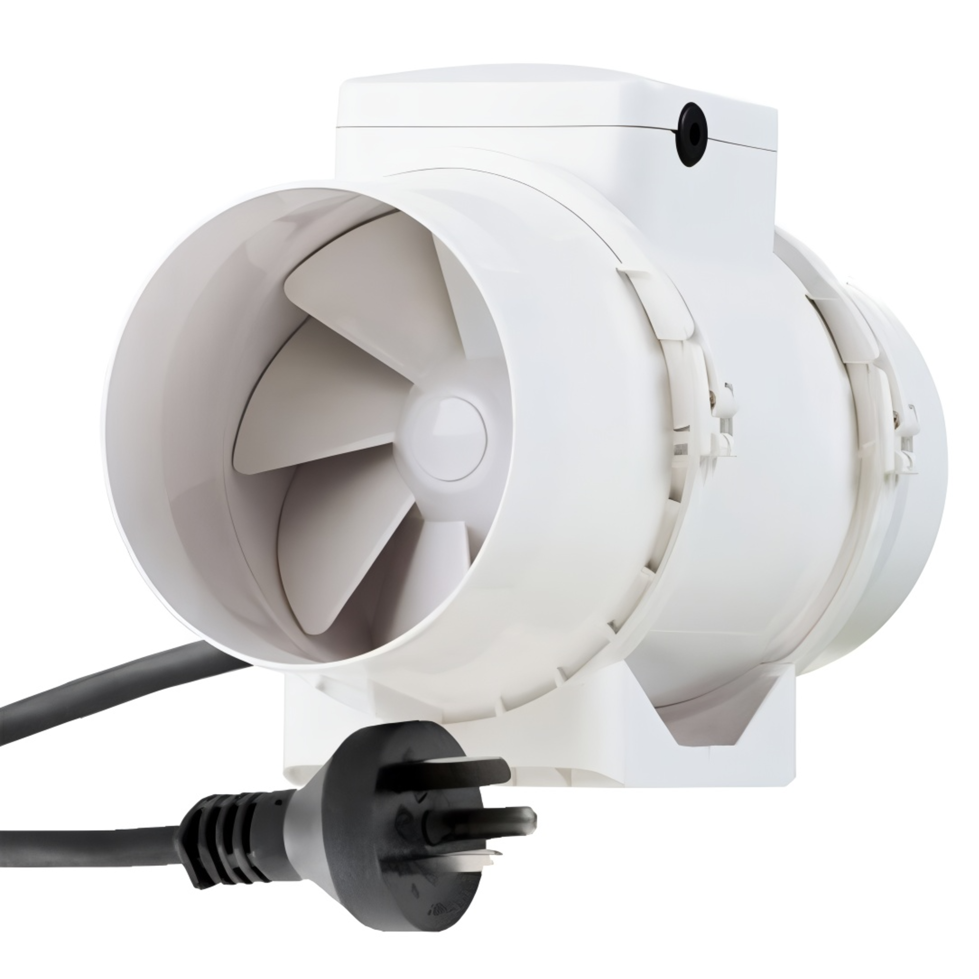 Fanco TT Mixflow Inline Exhaust Fan Plug and Play 2-Speed Powerful Quiet