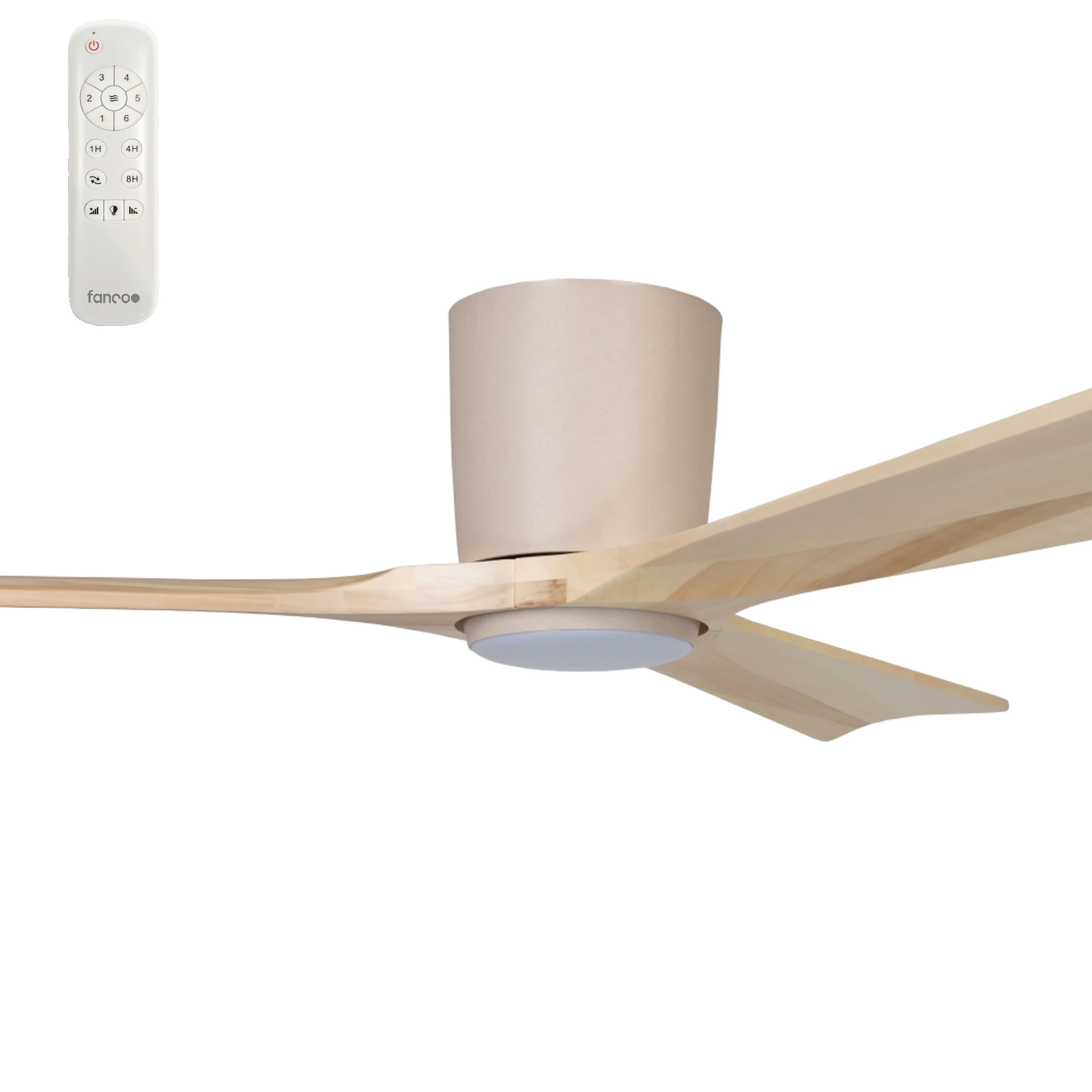 Fanco Gaia 48" DC Ceiling Fan with 22W Dimmable CCT LED Light and Remote