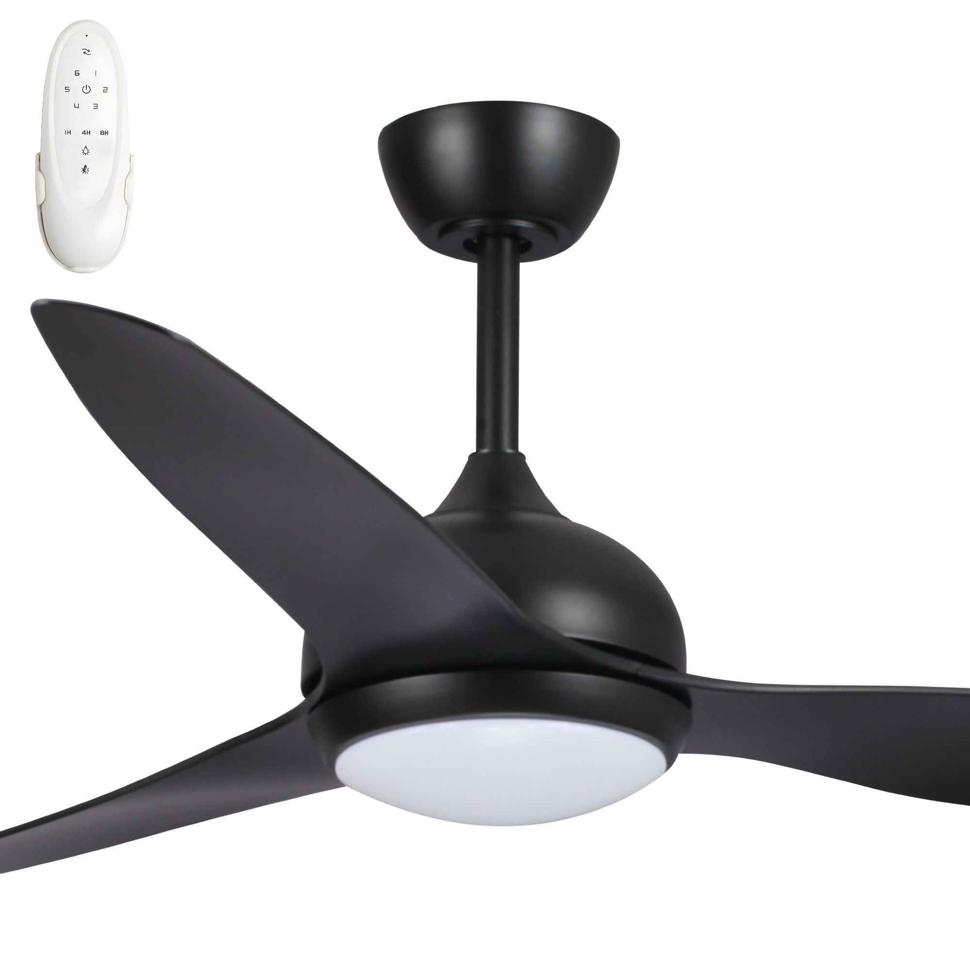 Fanco Eco Style 60" DC Indoor/Outdoor Ceiling Fan with 24W CCT LED Light and Remote