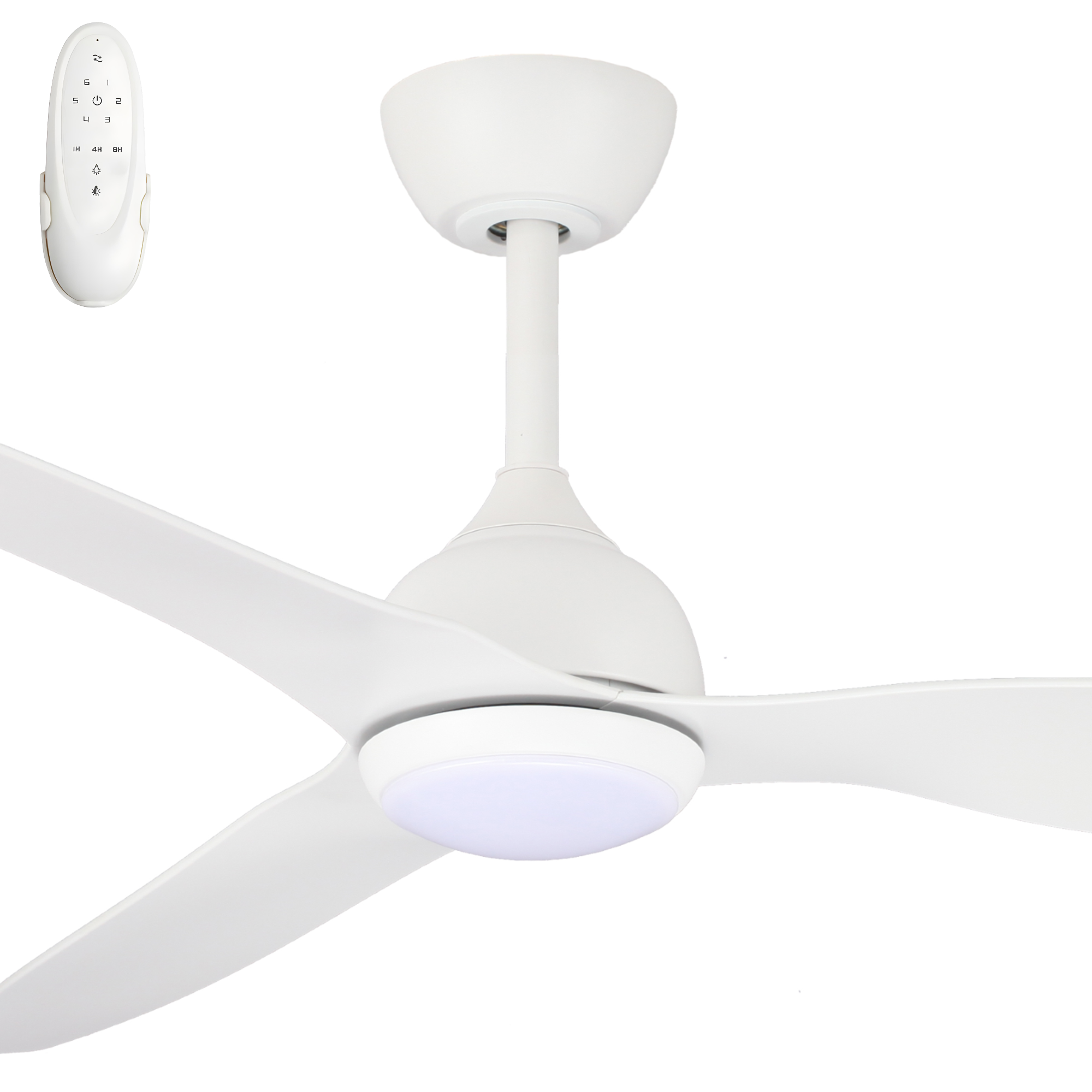 Fanco Eco Style DC 52" Ceiling Fan With Remote and CCT LED Light