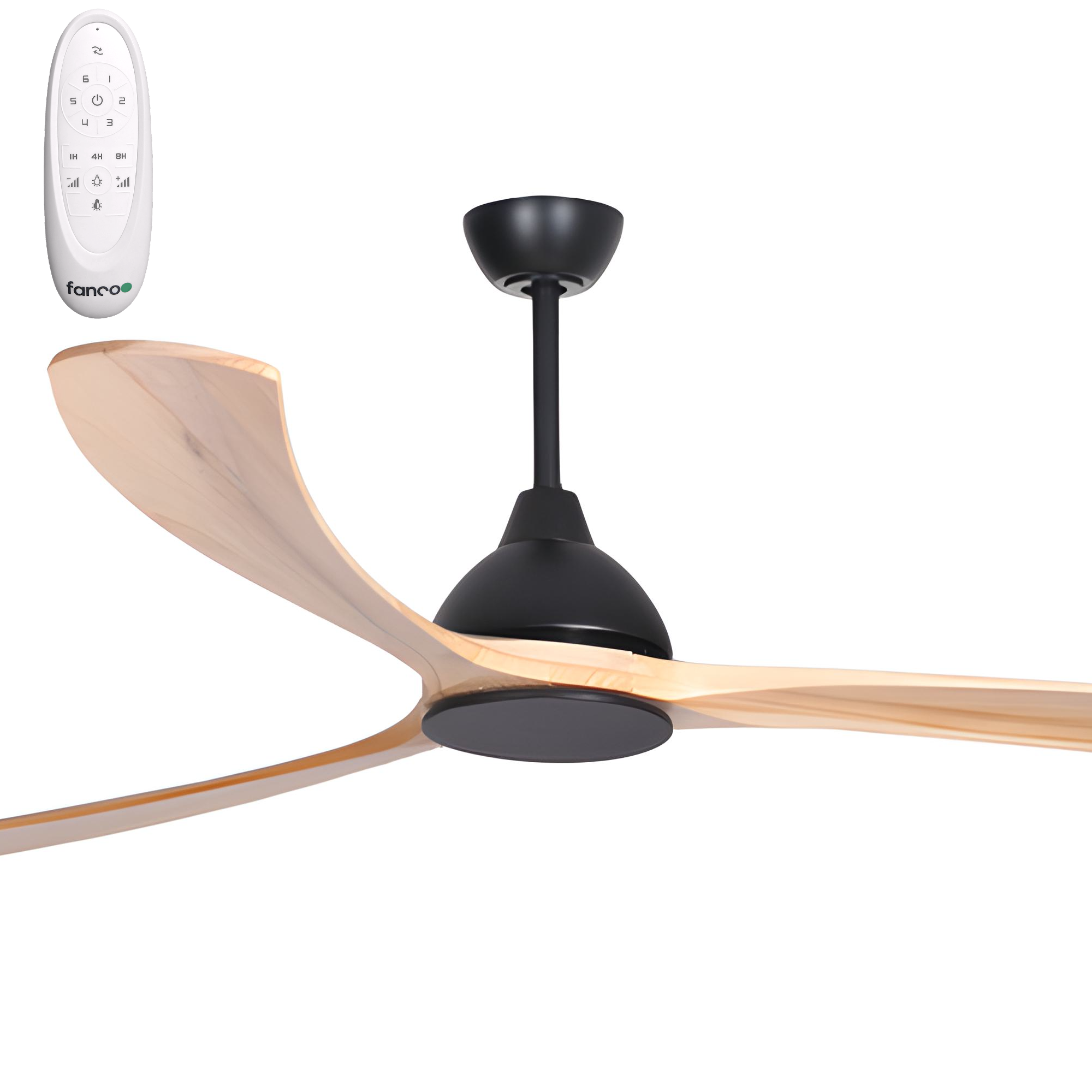 Fanco Sanctuary Oversized 92" Commercial DC Ceiling Fan with Remote for Large Indoor/Outdoor Areas