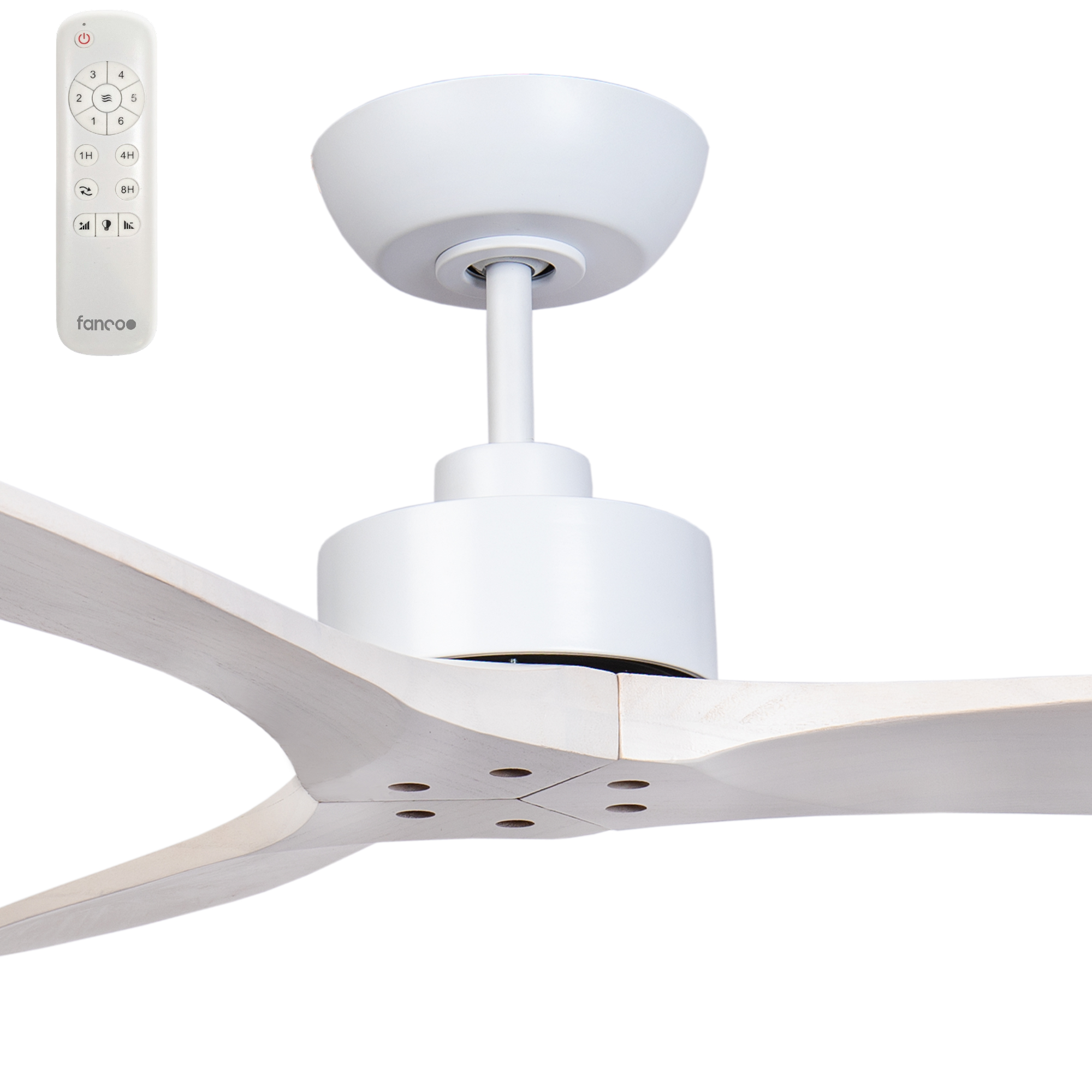 [288743] Fanco Wynd 54" DC Ceiling Fan with Remote (white)