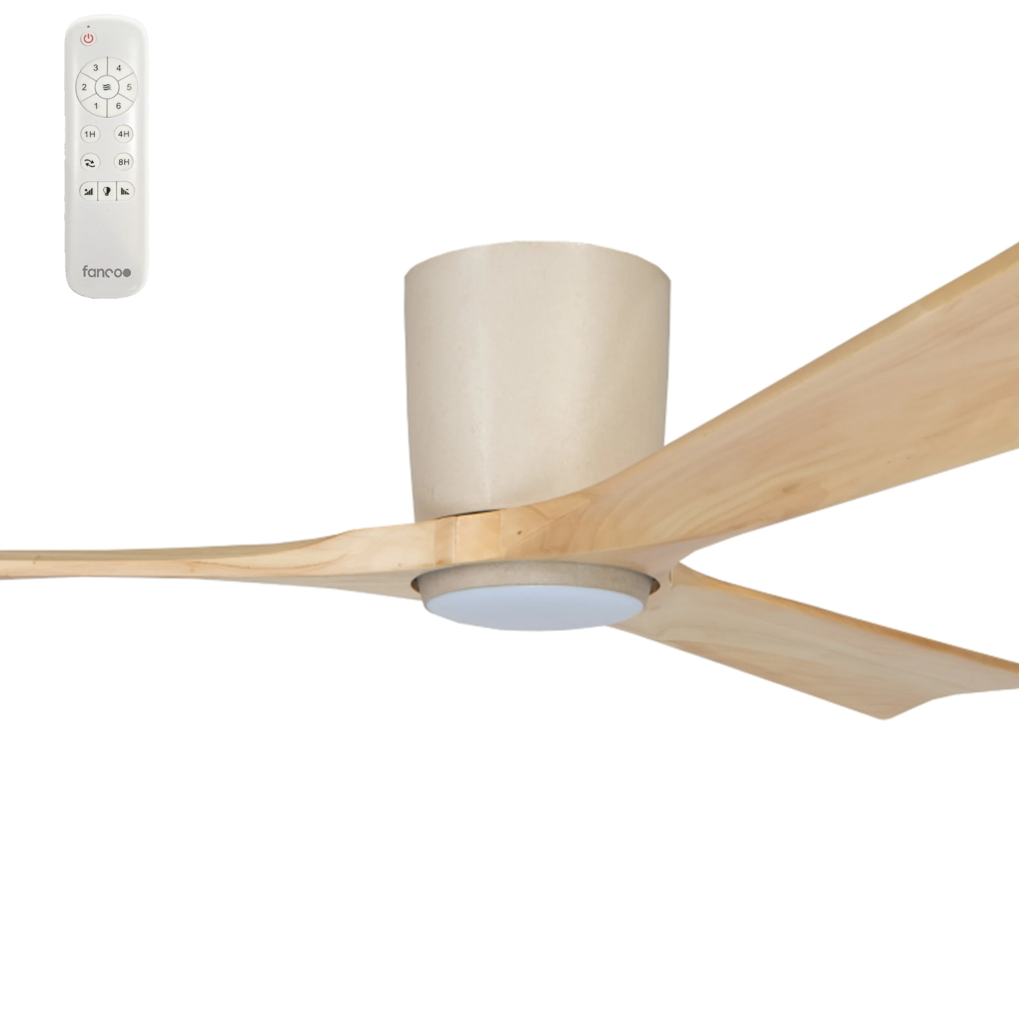 Fanco Gaia 54" DC Ceiling Fan with 22W Dimmable CCT LED Light and Remote