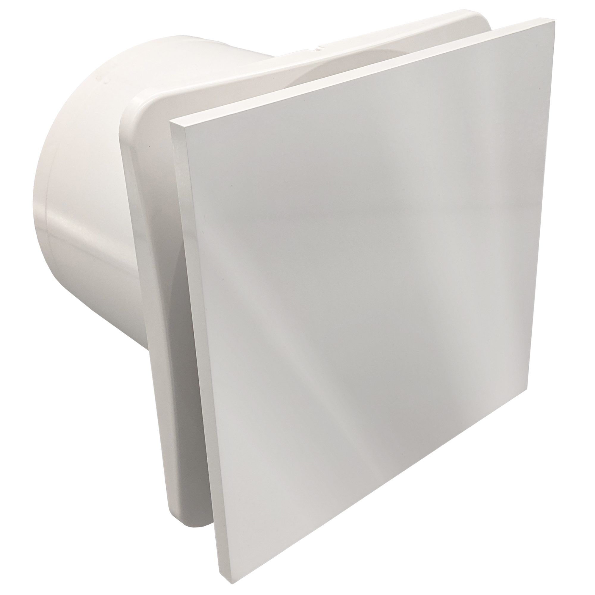 [289067] Fanco Dynamic 150 Square Wall/Ceiling Exhaust Fan with Gloss Finish