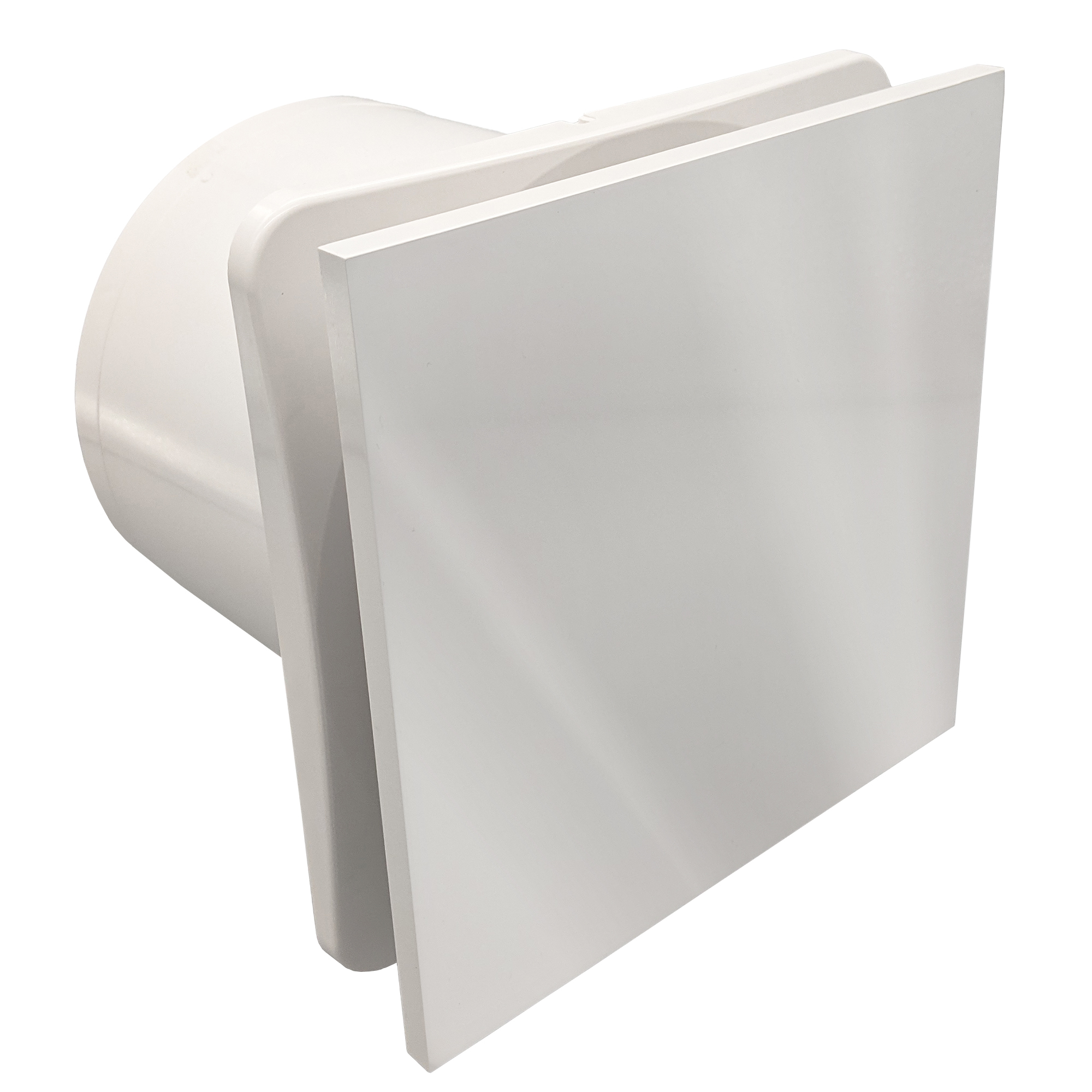 Fanco Dynamic 125 Square Wall/Ceiling Exhaust Fan with Gloss Finish