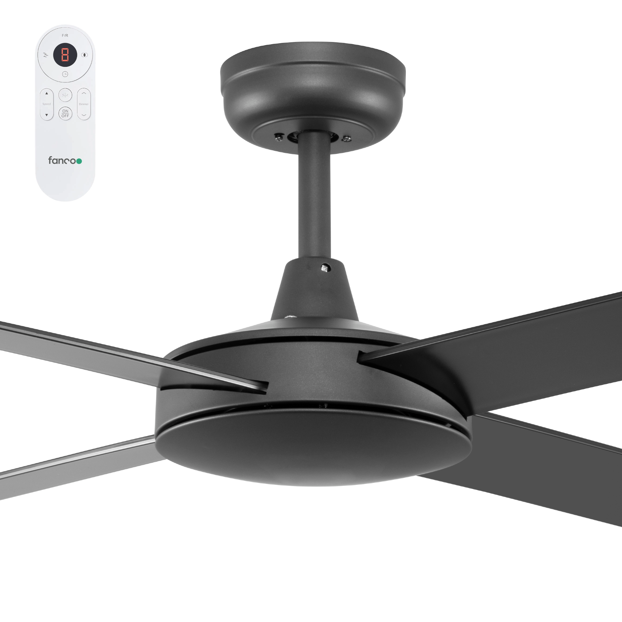 Fanco Eco Silent Deluxe 52" Smart DC Ceiling Fan with Remote Control