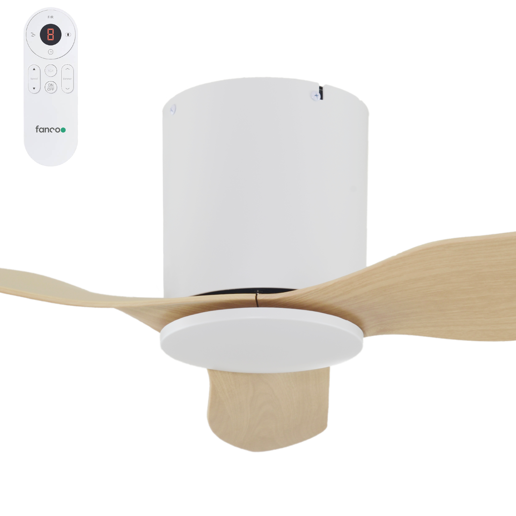 [290499] Fanco Studio 42" Low Profile Smart DC Ceiling Fan with Remote