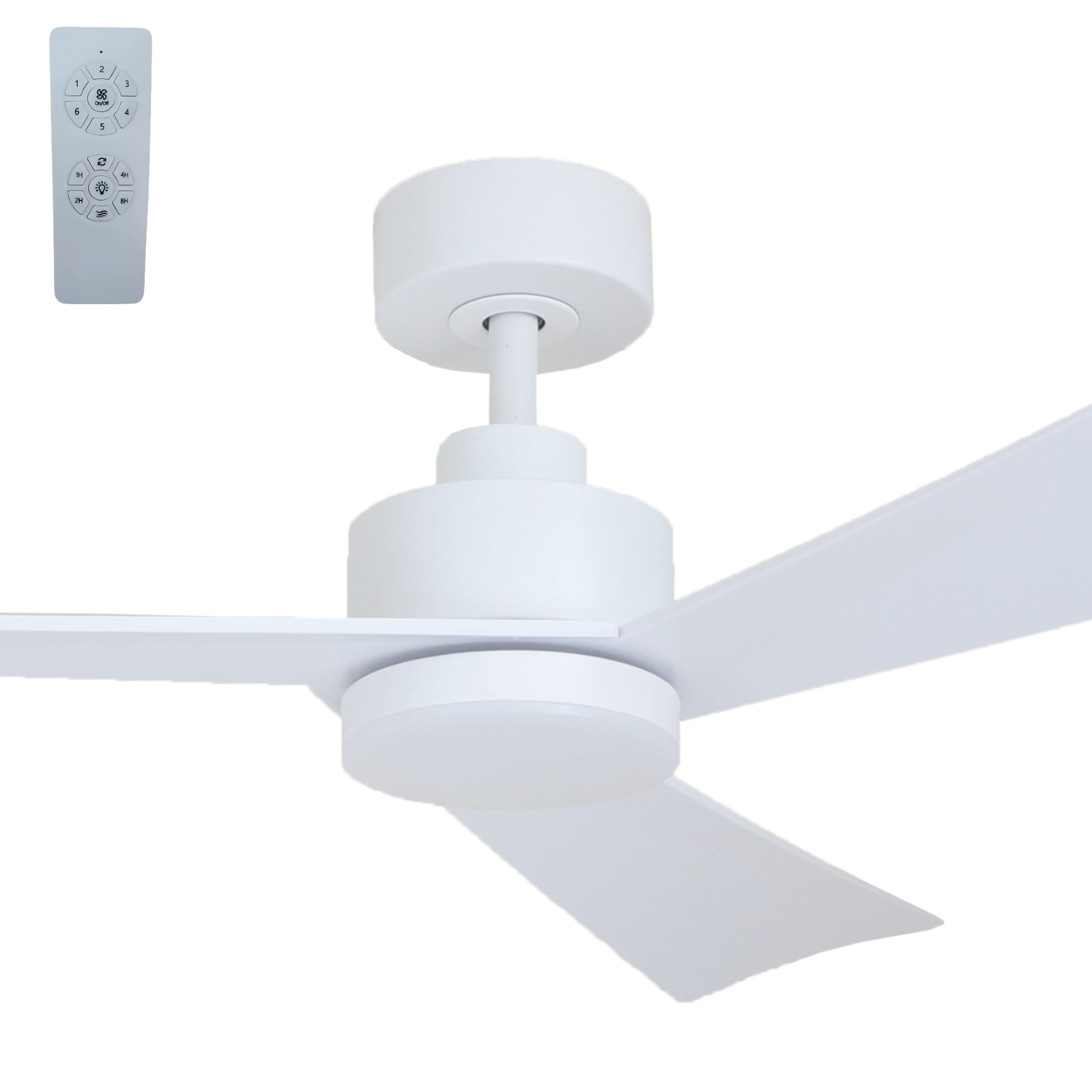 Vencha Bronte 52" DC Ceiling Fan with 20W CCT LED Light and Remote
