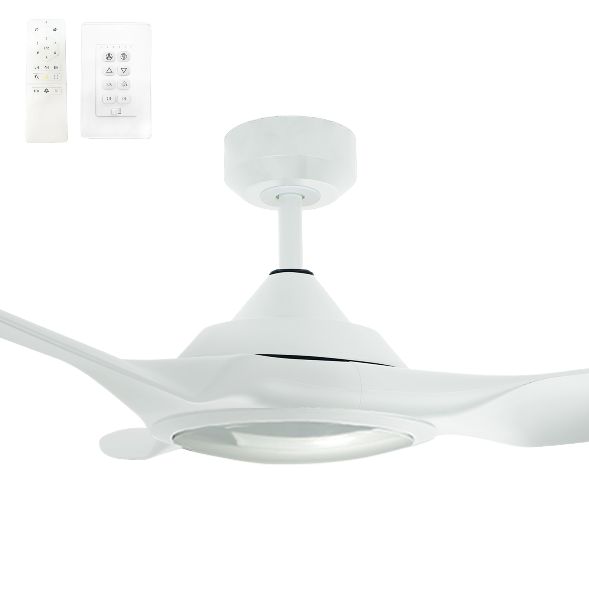 Vencha Raven RWS 52" DC Smart Ceiling Fan with Light Kit