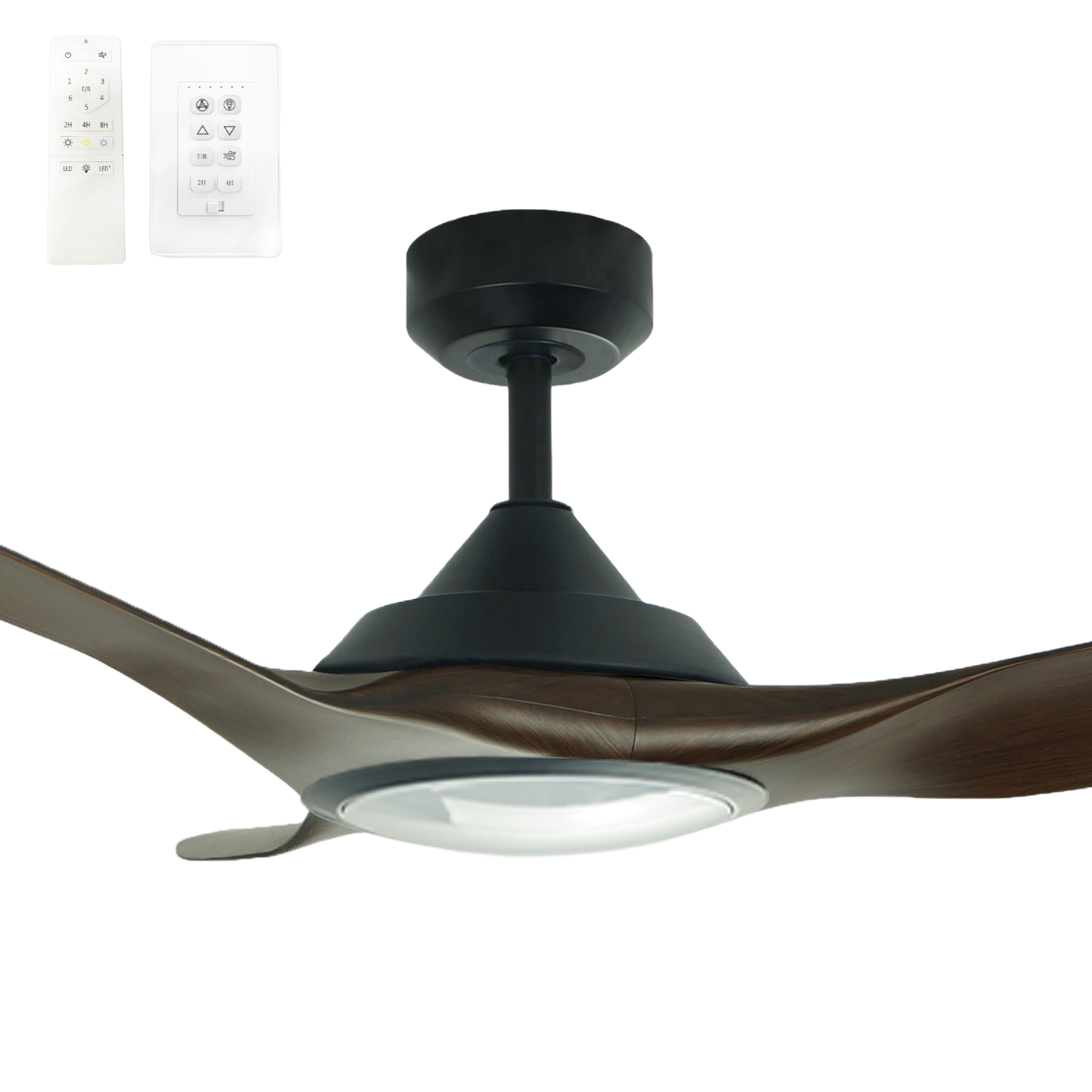 Vencha Raven RWS 46" DC Smart Ceiling Fan With Light Kit