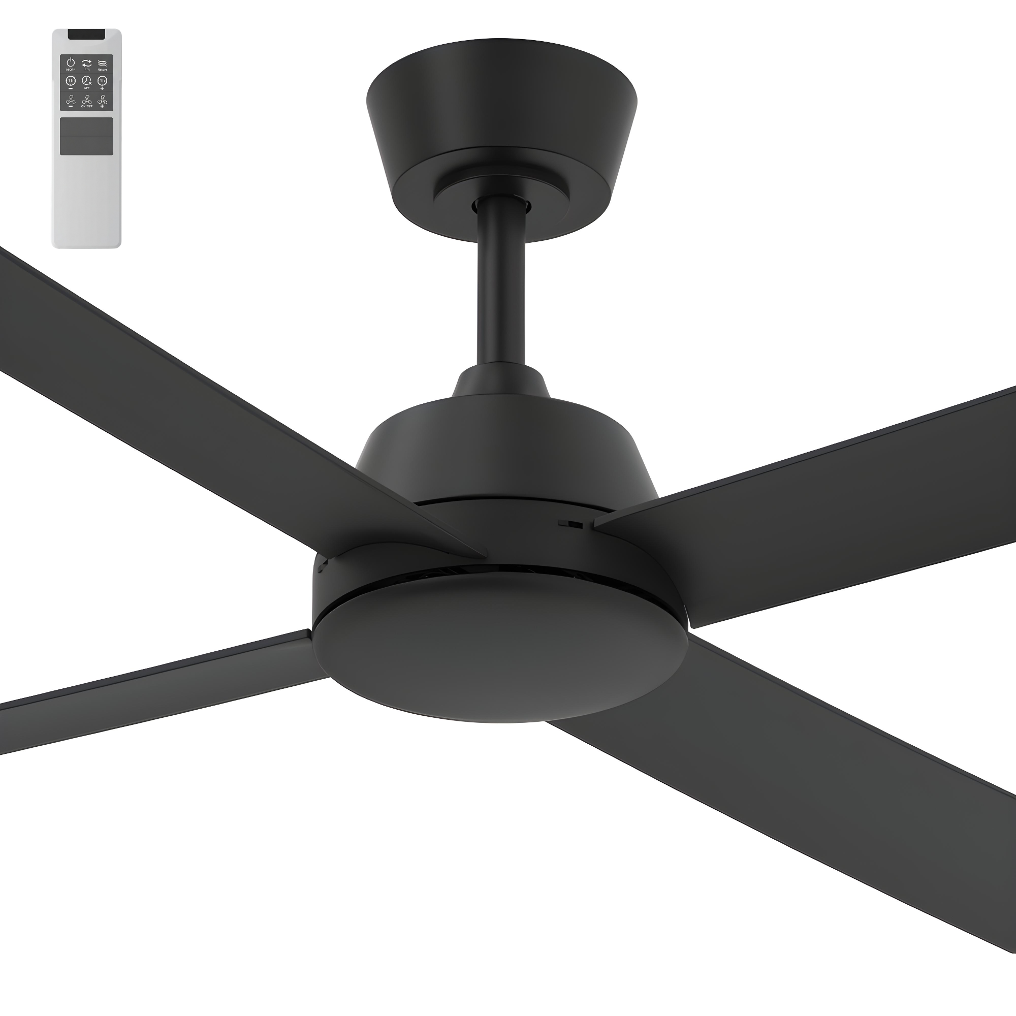[290747] Vencha Bronco 52" DC Ceiling Fan with Remote (BLACK)