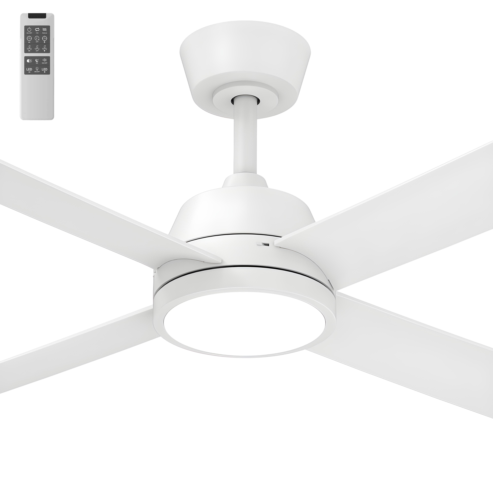 Vencha Bronco 52" DC Ceiling Fan with LED Light and Remote