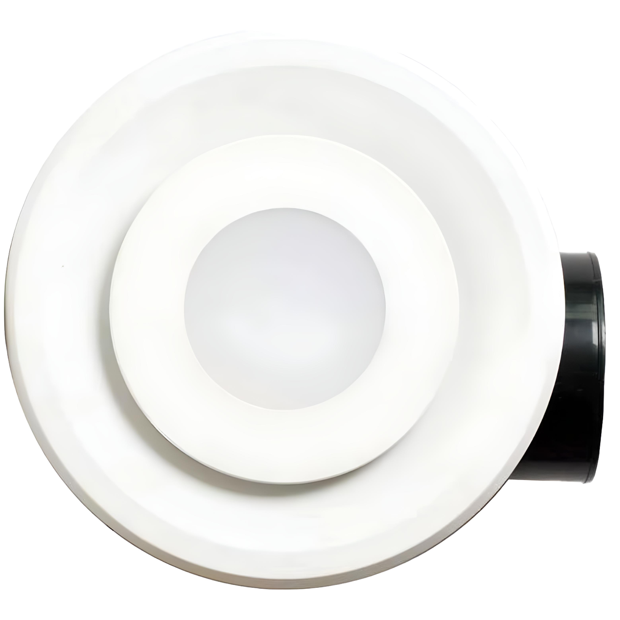 Vencha Extract Halo 2-in-1 Quiet EC Exhaust Fan with LED Light