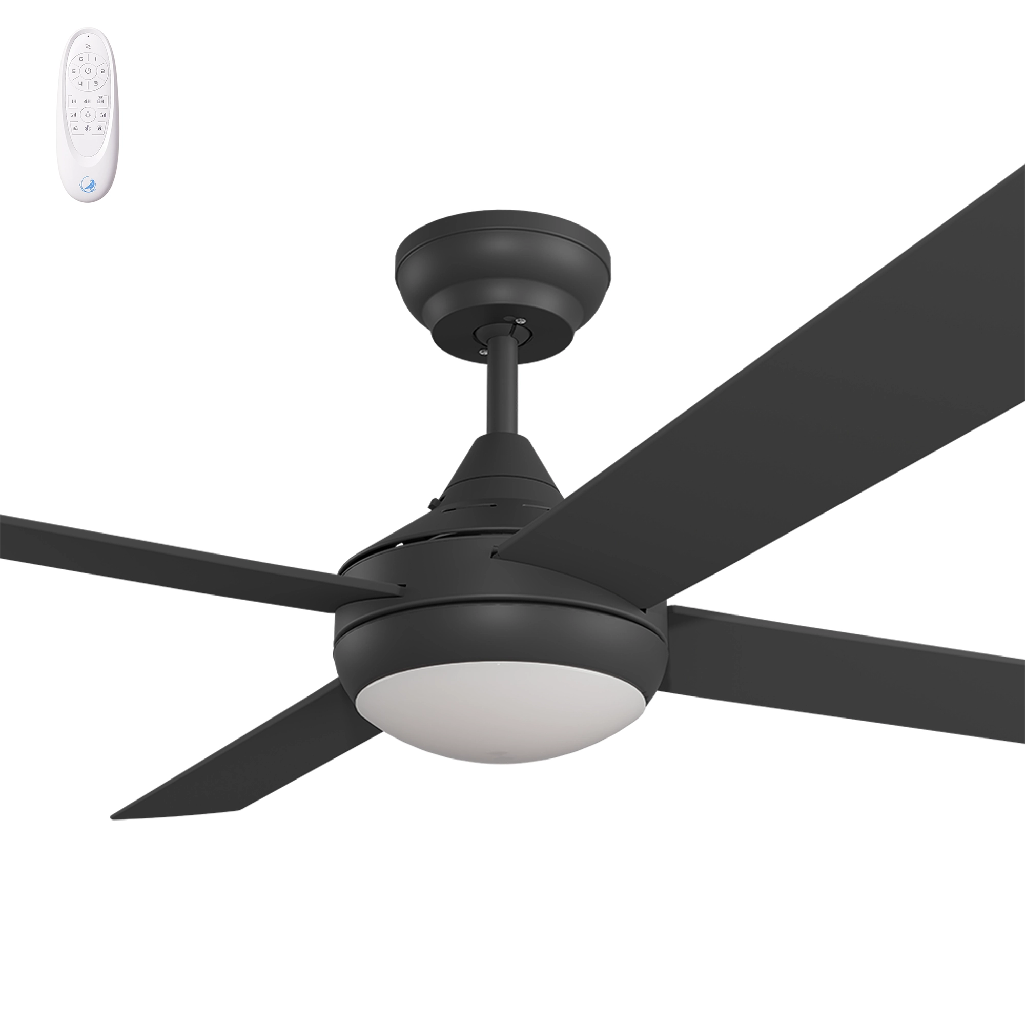 Calibo Kestrel 52" (1320mm) Indoor/Outdoor DC Ceiling Fan with 18W CCT LED Light & Remote