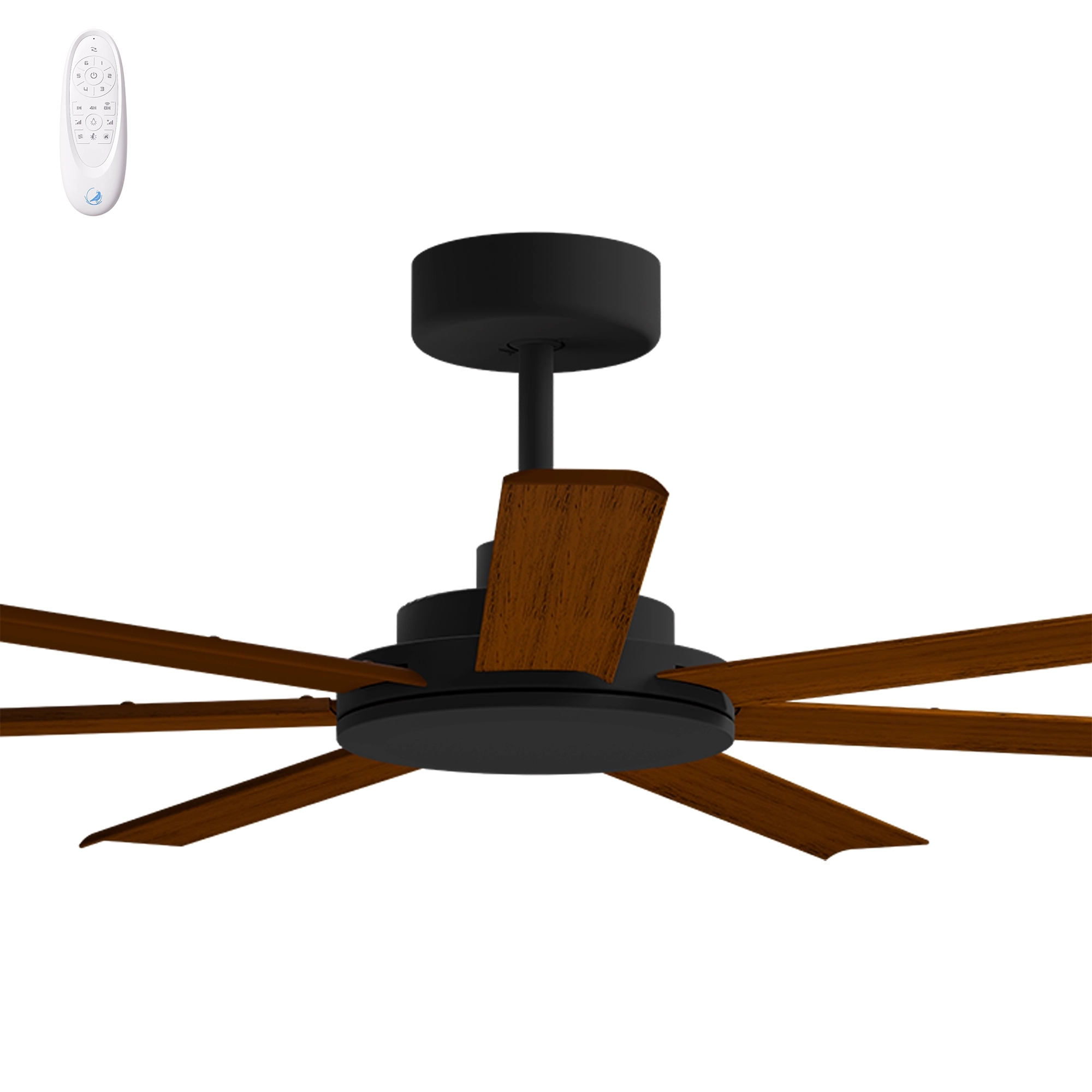 Calibo Alula 60" (1524mm) 7 Blade Indoor/Outdoor DC Ceiling Fan & Remote