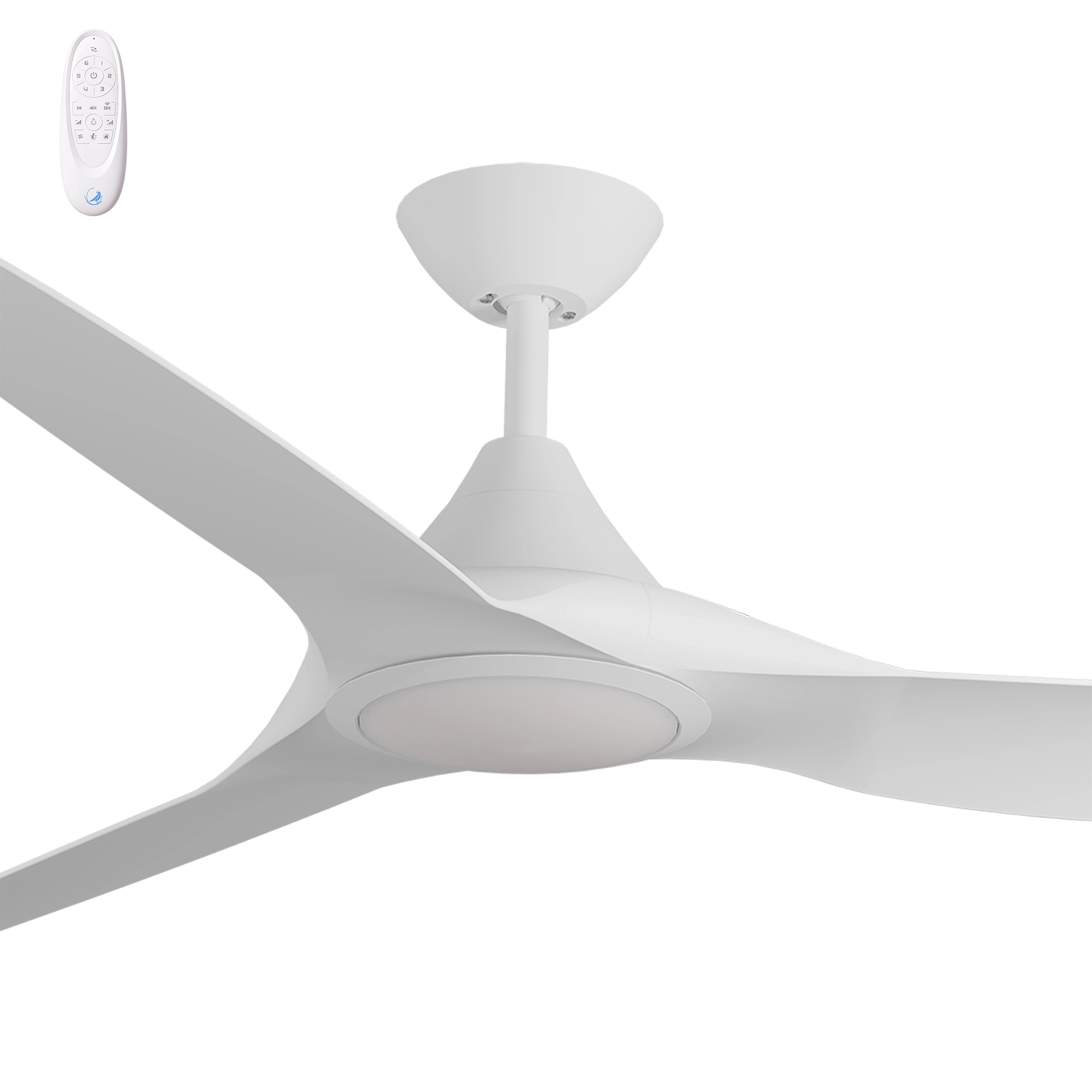 Calibo Smart CloudFan 60" (1520mm) ABS DC Ceiling Fan with 20W CCT LED Light and Remote