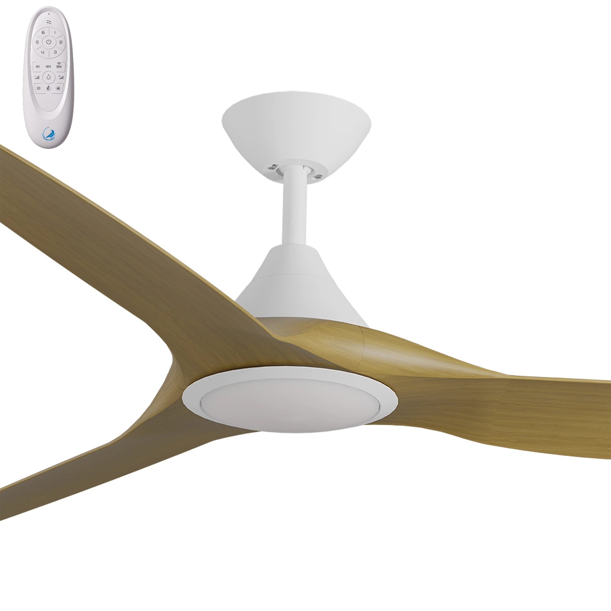 Calibo Smart CloudFan 60" (1520mm) ABS DC Ceiling Fan with 20W CCT LED Light and Remote