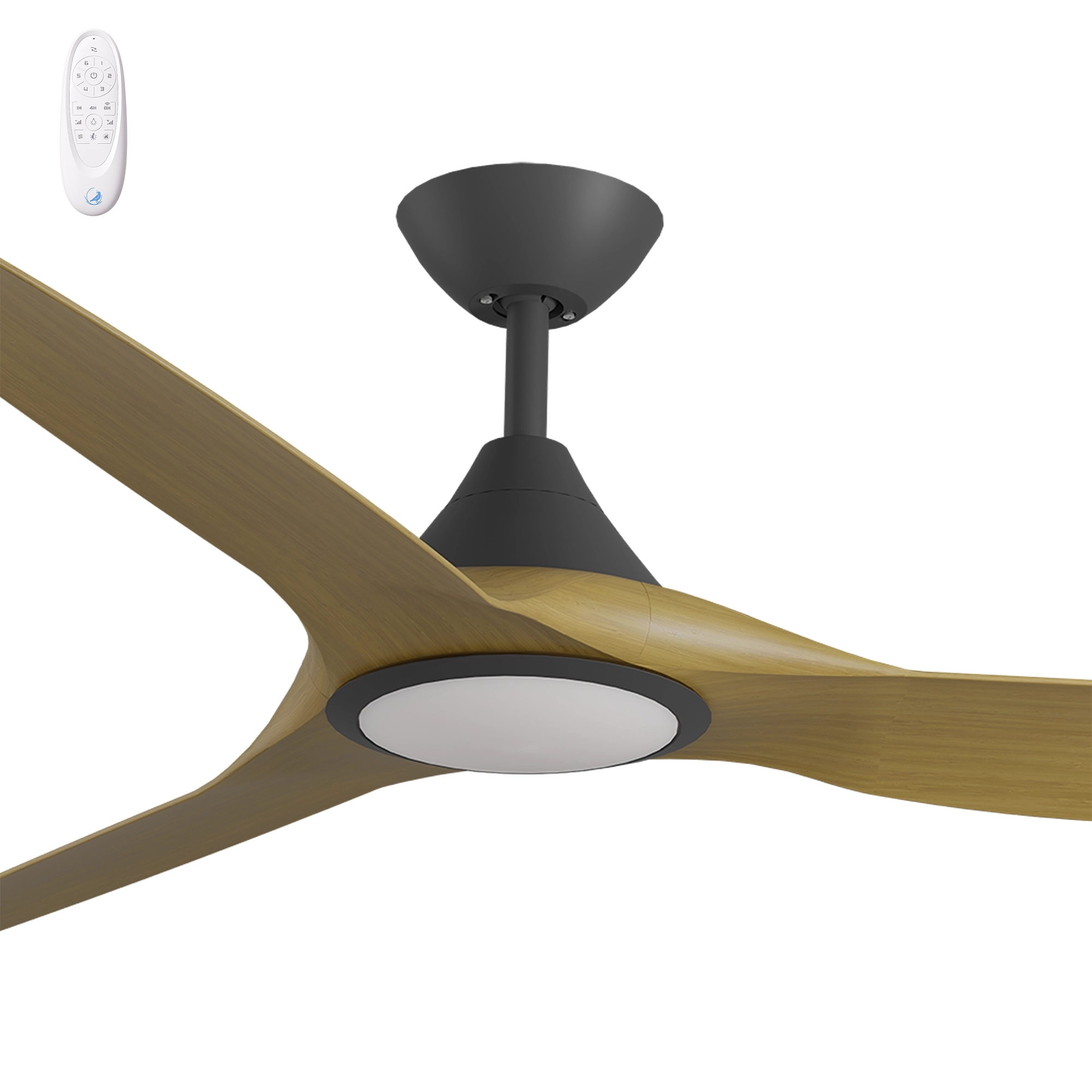Calibo Smart CloudFan 60" (1520mm) ABS DC Ceiling Fan with 20W CCT LED Light and Remote