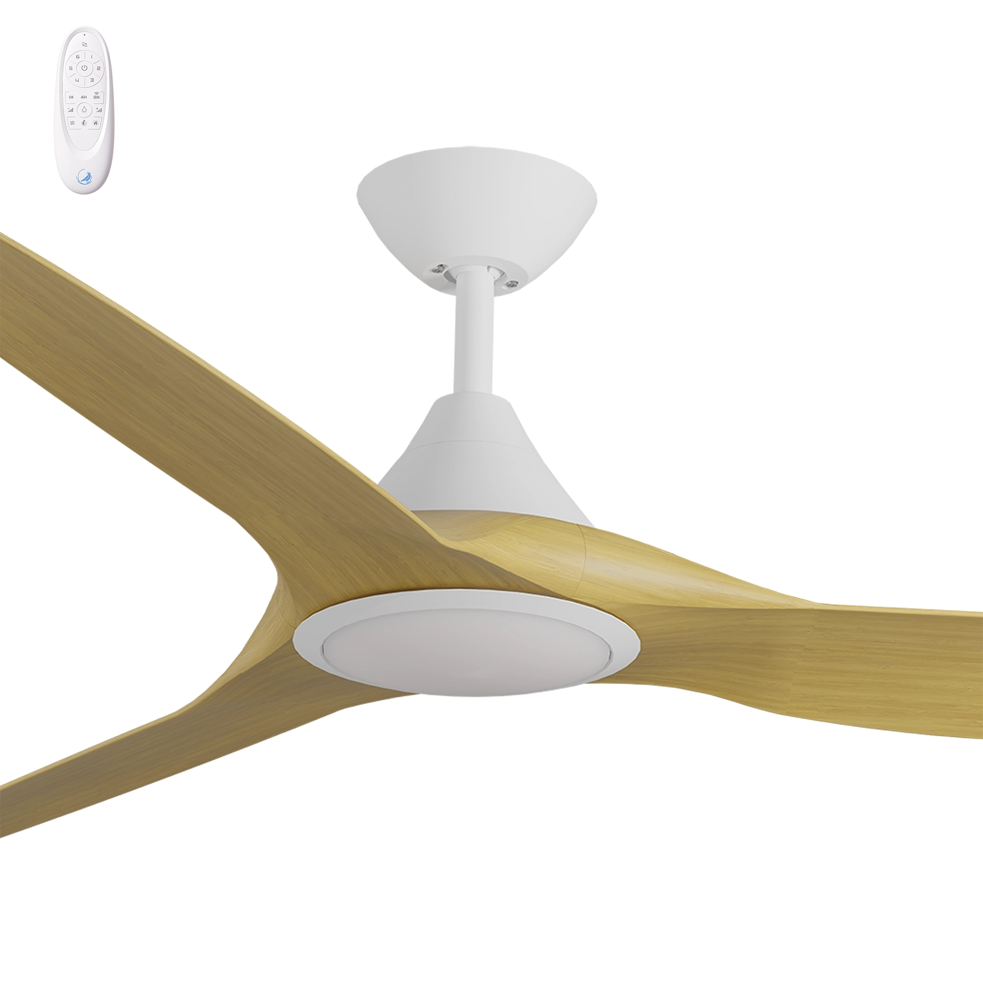Calibo Smart CloudFan 60" (1520mm) ABS DC Ceiling Fan with 20W CCT LED Light and Remote