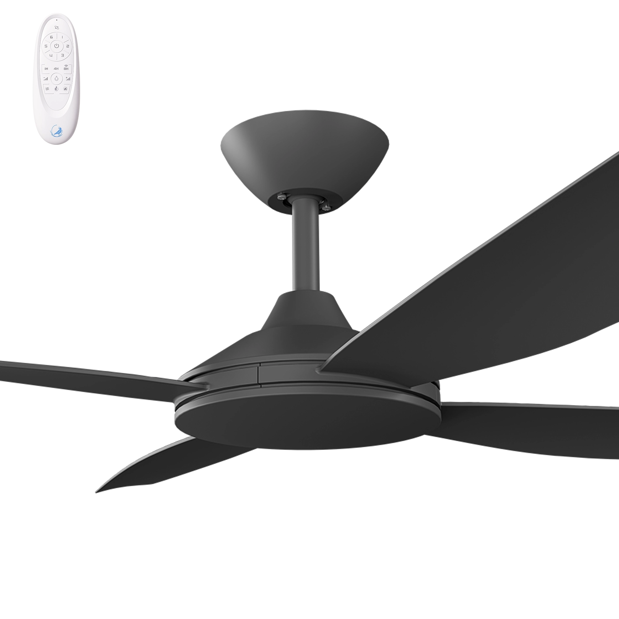 [286296] Calibo Vanga 52" DC Smart Ceiling Fan with Remote Control (BLACK)