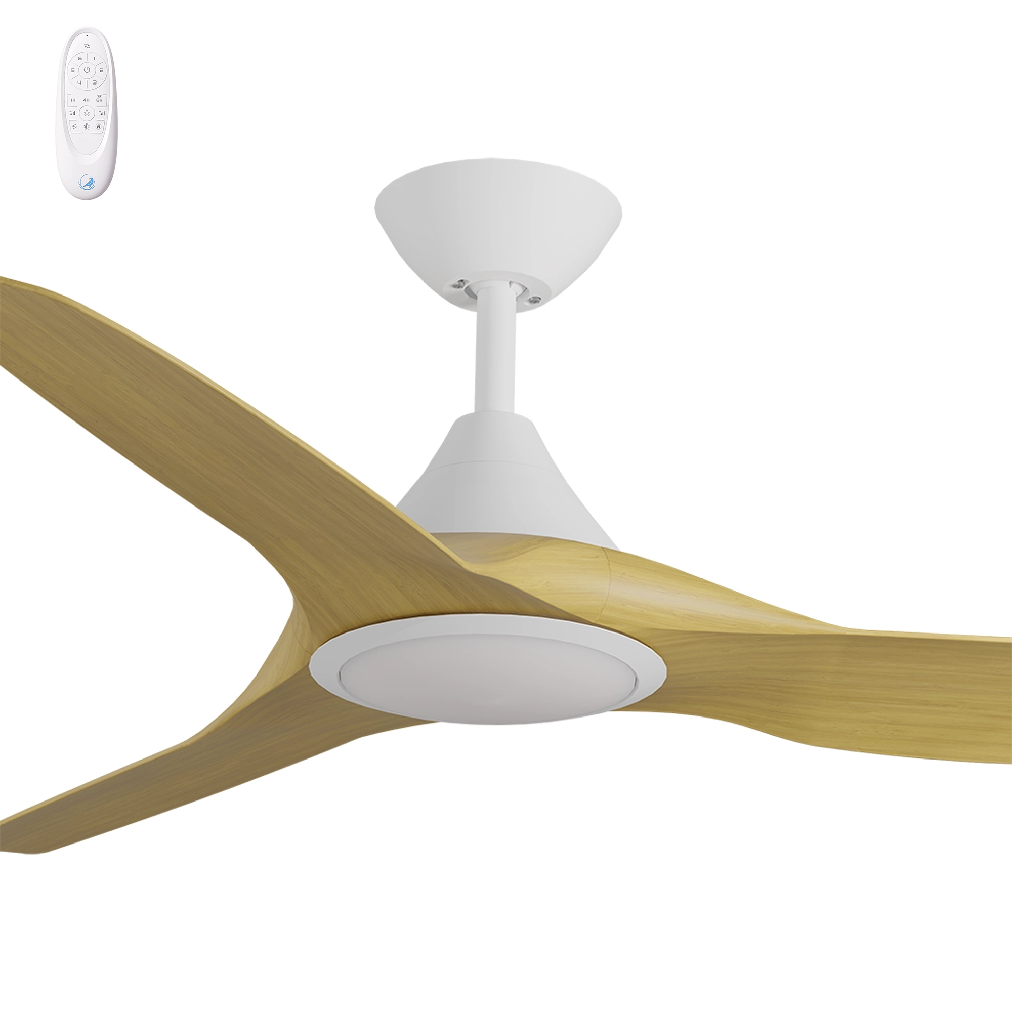 Calibo Smart CloudFan 48" (1220mm) ABS DC Ceiling Fan with 20W CCT LED Light and Remote