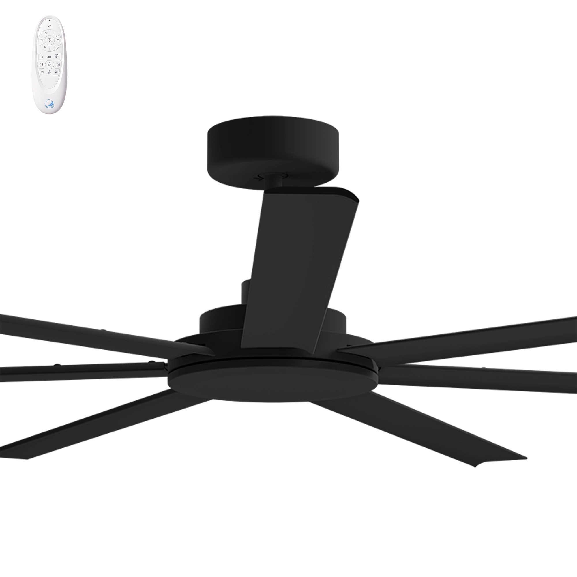 Calibo Alula 80" (2032mm) 7 Blade Indoor/Outdoor DC Ceiling Fan & Remote